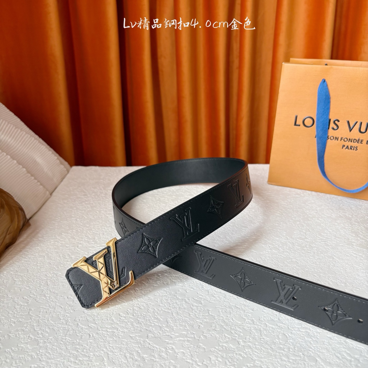 🅿️150【LOUIS VUITTON驴牌】：经典原单品质，经典印花面配原版平纹底，搭配原单精品钢扣，精工制作，细节看图，实物拍摄，高端奢华，宽度4.0cm