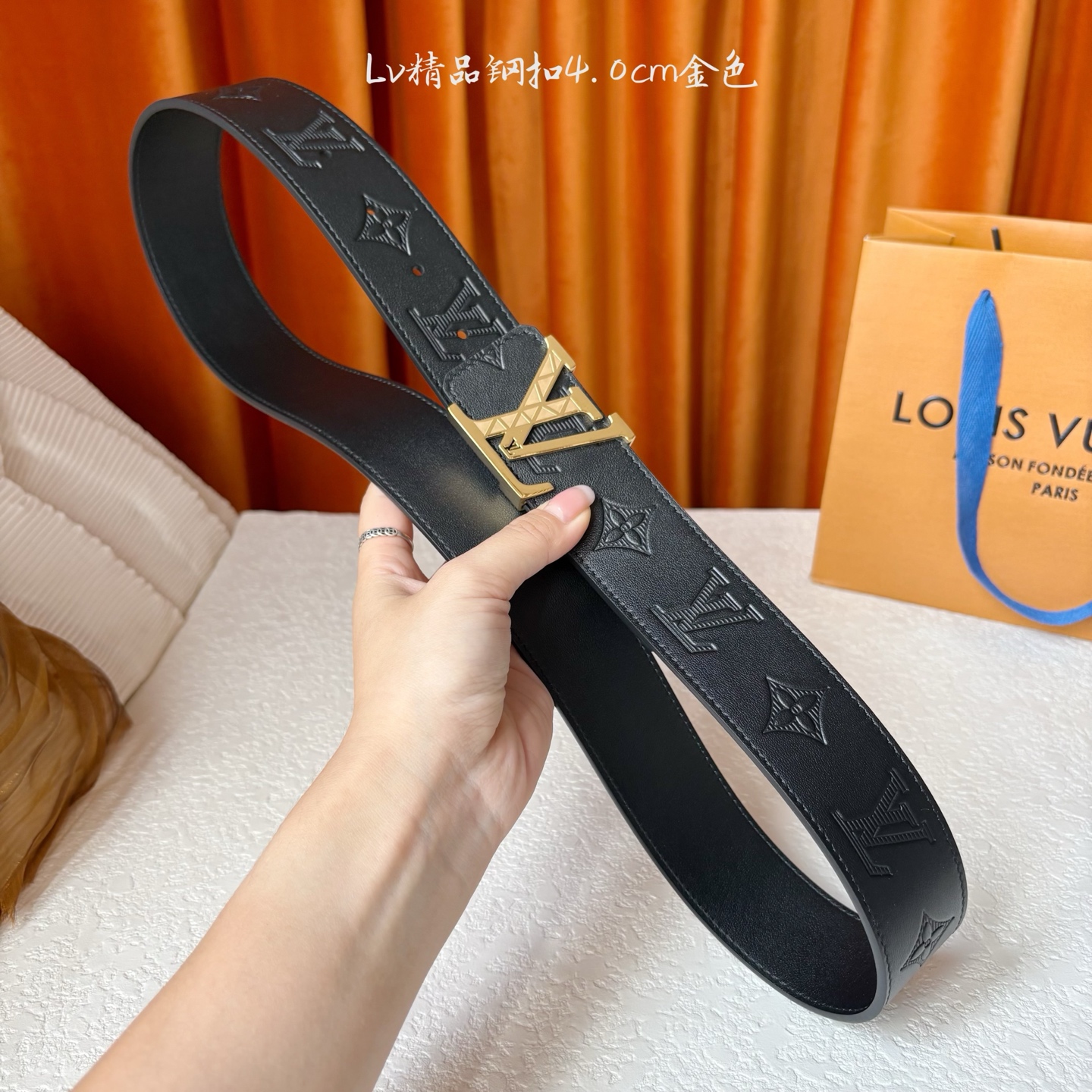 🅿️150【LOUIS VUITTON驴牌】：经典原单品质，经典印花面配原版平纹底，搭配原单精品钢扣，精工制作，细节看图，实物拍摄，高端奢华，宽度4.0cm