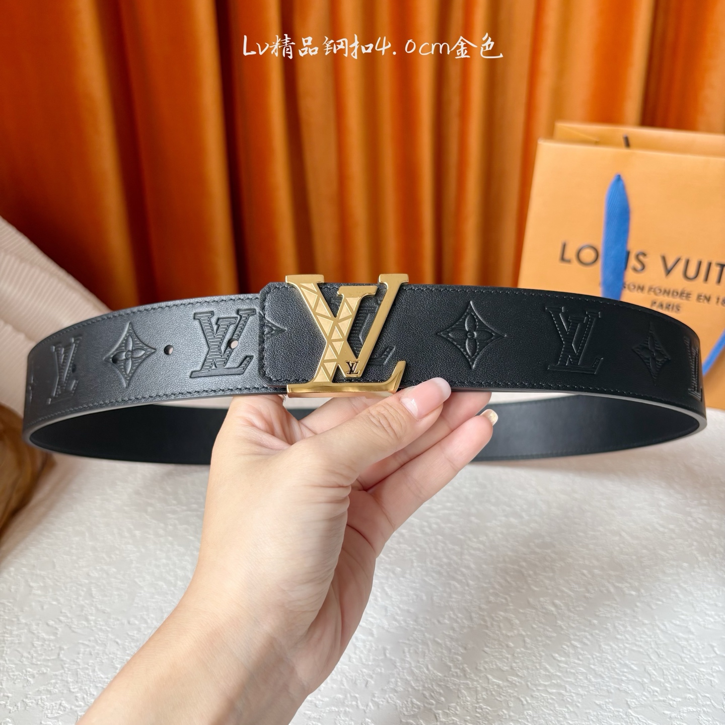 🅿️150【LOUIS VUITTON驴牌】：经典原单品质，经典印花面配原版平纹底，搭配原单精品钢扣，精工制作，细节看图，实物拍摄，高端奢华，宽度4.0cm