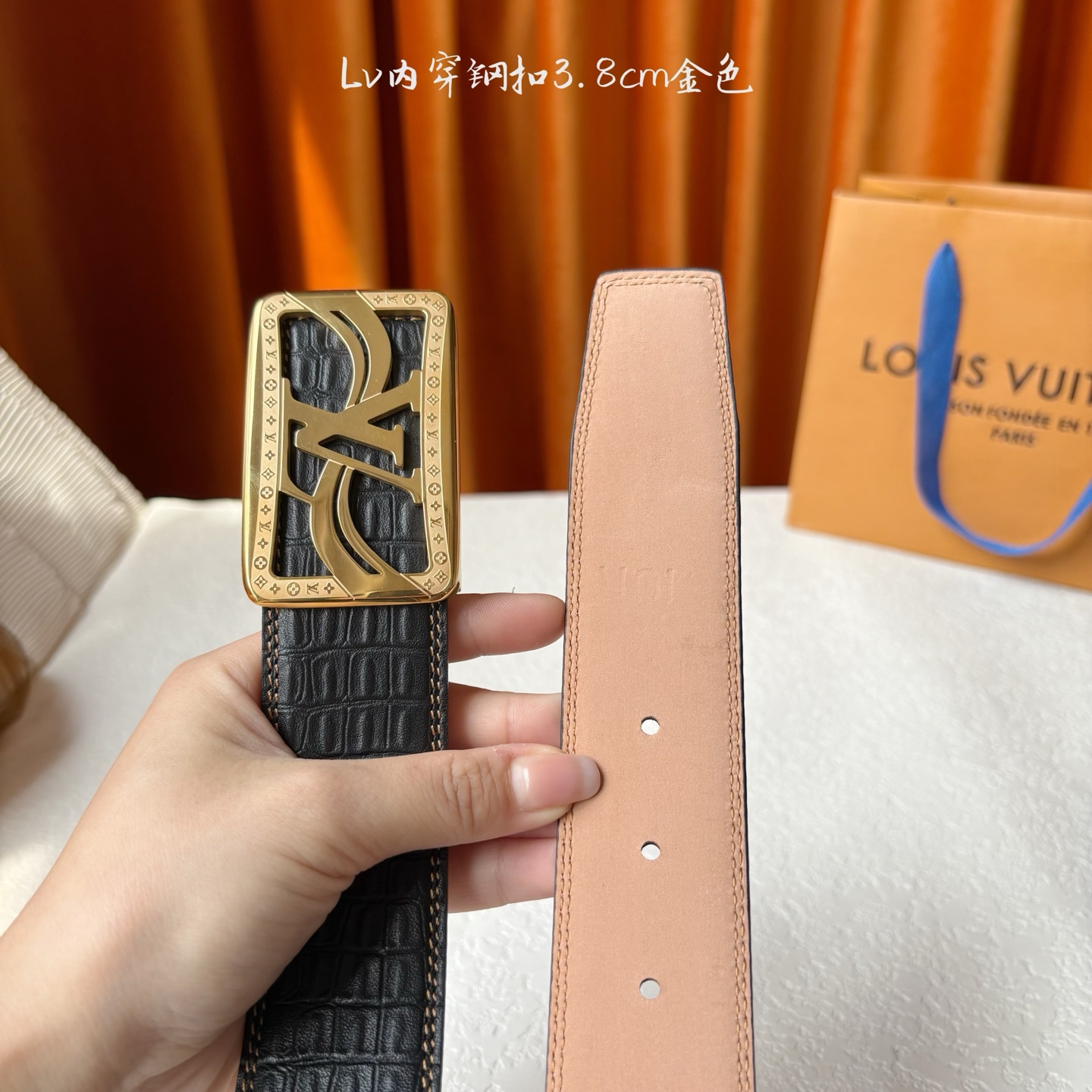 🅿️160  Gucci 经典原单品质，压花面配原版沙底，原单精品内穿钢扣，精工制作，细节看图，实物拍摄，高端奢华，宽度4.0cm