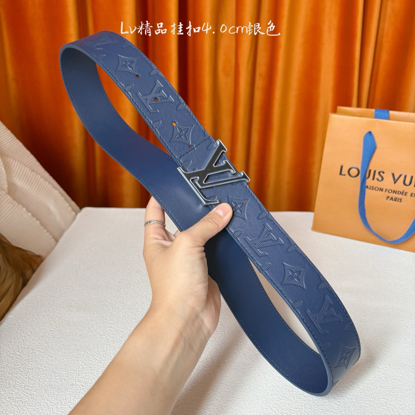【LOUIS VUITTON驴牌】：经典原单品质，经典蓝色压花原版平纹底，搭配原单精品钢扣，精工制作，细