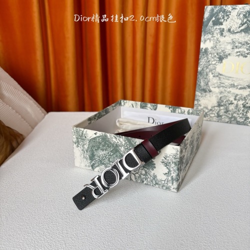 Dior Reversible Belt with Removable Buckle, 2.0cm Width 7 Dior Reversible Belt with Removable Buckle, 2.0cm Width
