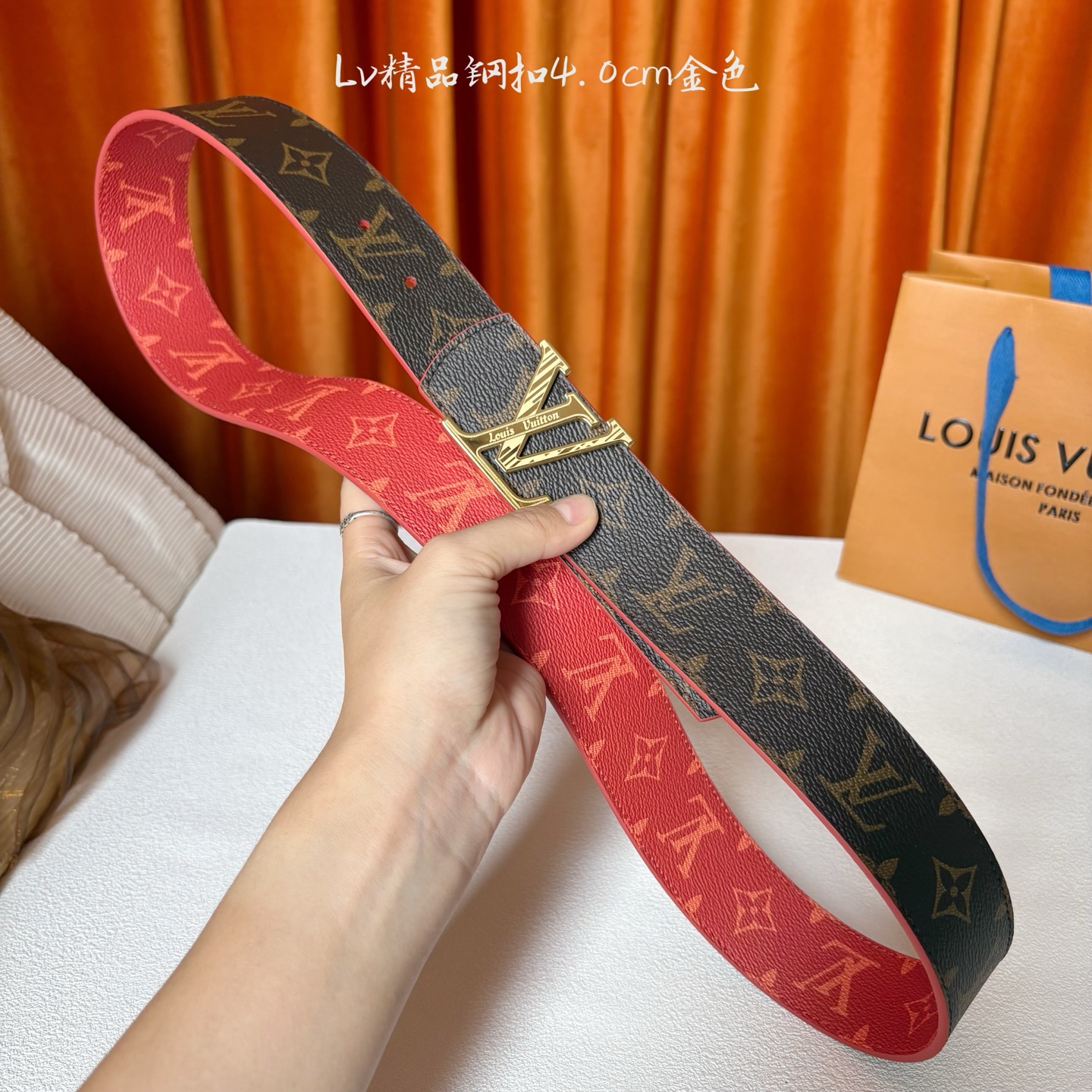【LOUIS VUITTON驴牌】：经典原单品质，双面经典印花，搭配原单精品钢扣，精工制作，细节看图，实