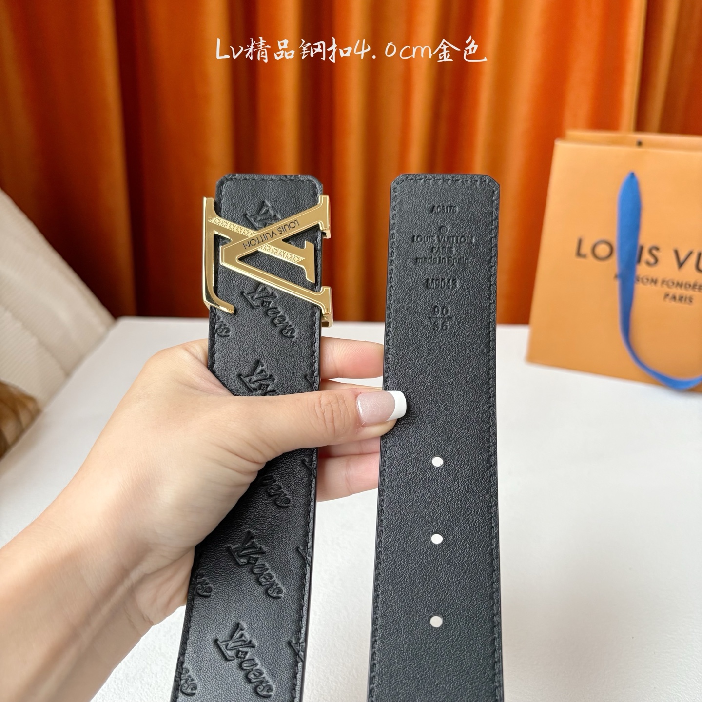 LOUIS VUITTON经典原单品质，原版压花面搭配原单精品钢扣，精工制作，细节看图，实物拍摄，高端奢