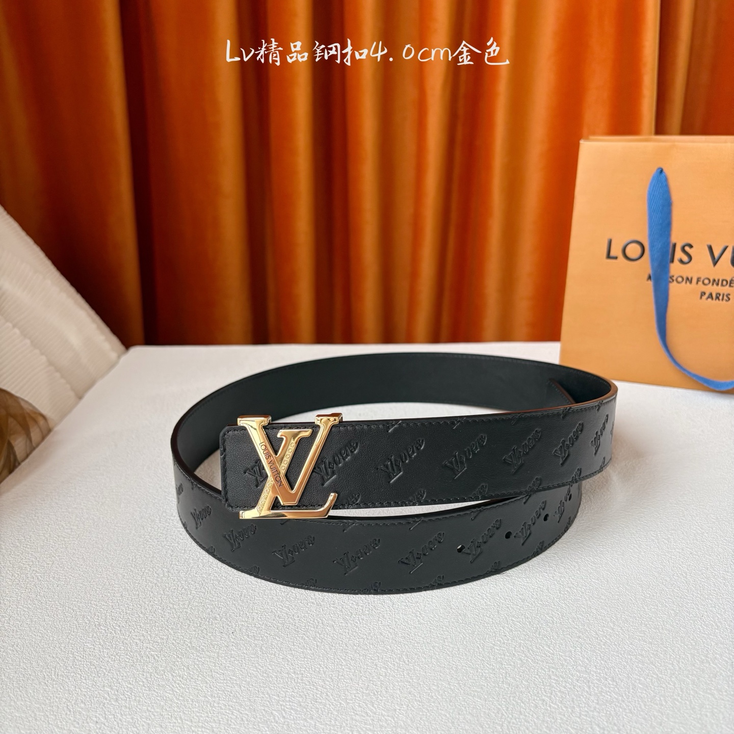 LOUIS VUITTON经典原单品质，原版压花面搭配原单精品钢扣，精工制作，细节看图，实物拍摄，高端奢