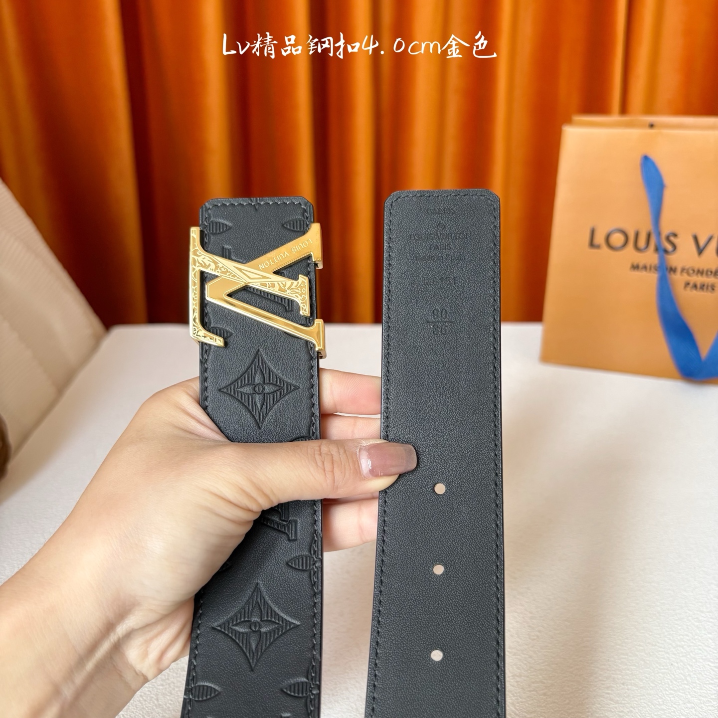 【LOUIS VUITTON】：经典原单品质，面经典压花配原版平纹底，搭配原单精品钢扣，精工制作，细节看