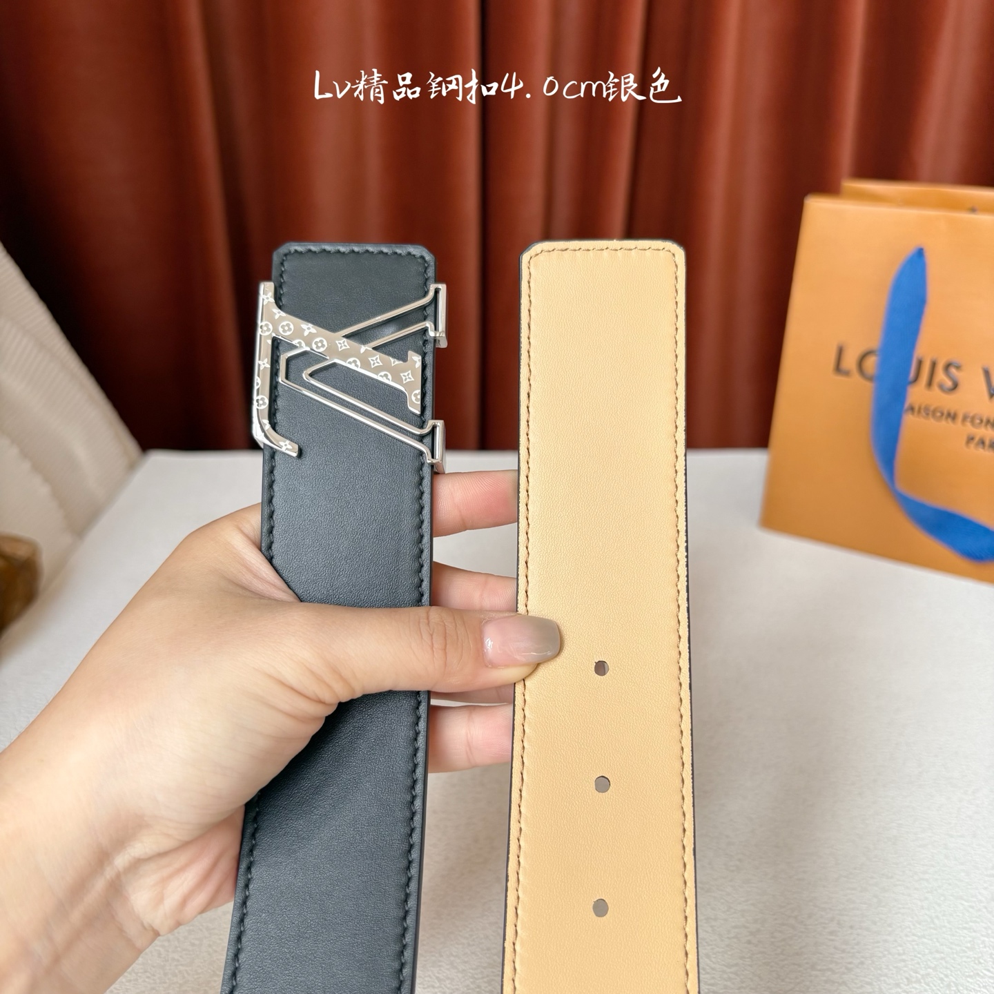 🅿️150【LOUIS VUITTON】：经典原单品质，经典平纹面配原版平纹底，搭配原单精品钢扣，精工制作，细节看图，实物拍摄，高端奢华，宽度4.0cm