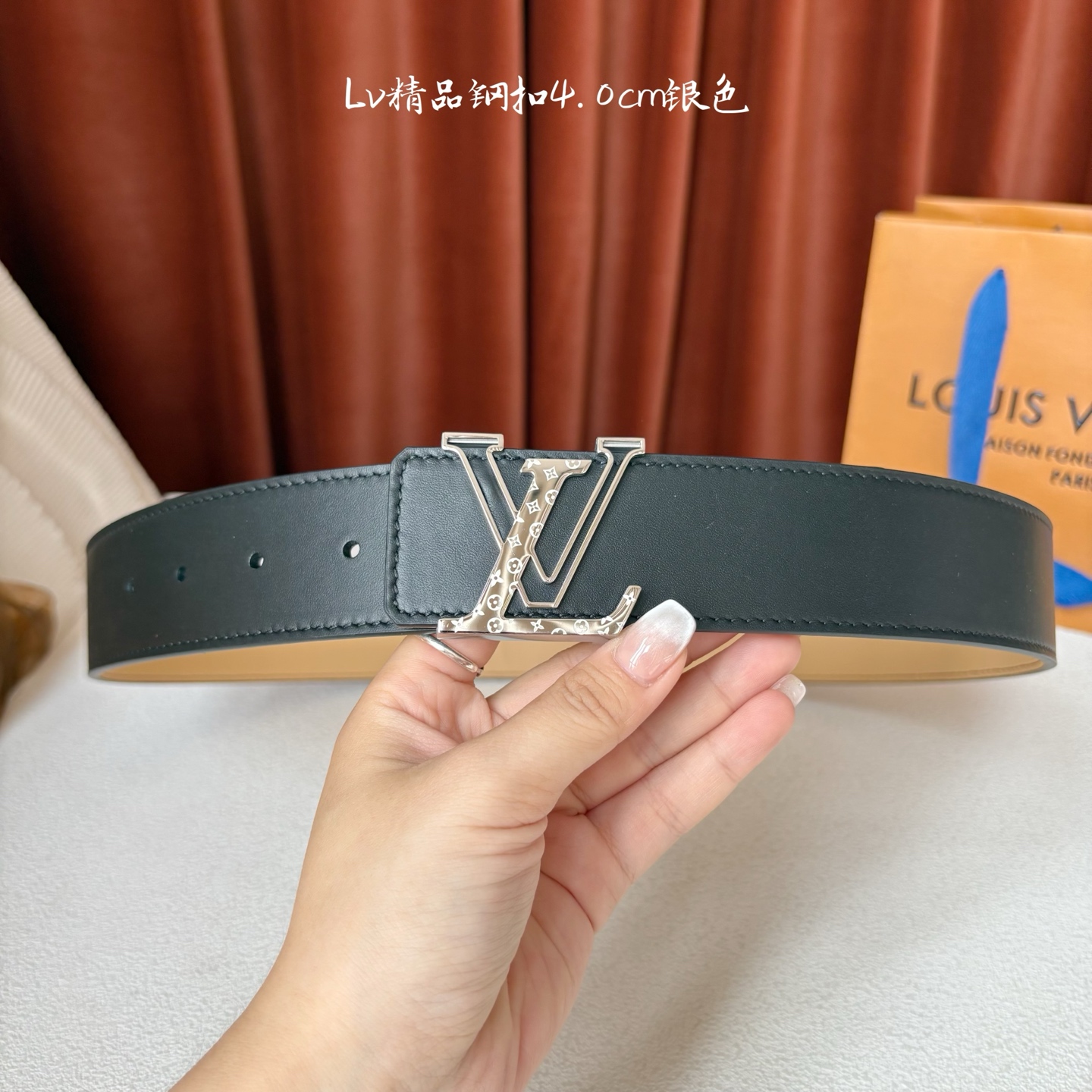 🅿️150【LOUIS VUITTON】：经典原单品质，经典平纹面配原版平纹底，搭配原单精品钢扣，精工制作，细节看图，实物拍摄，高端奢华，宽度4.0cm