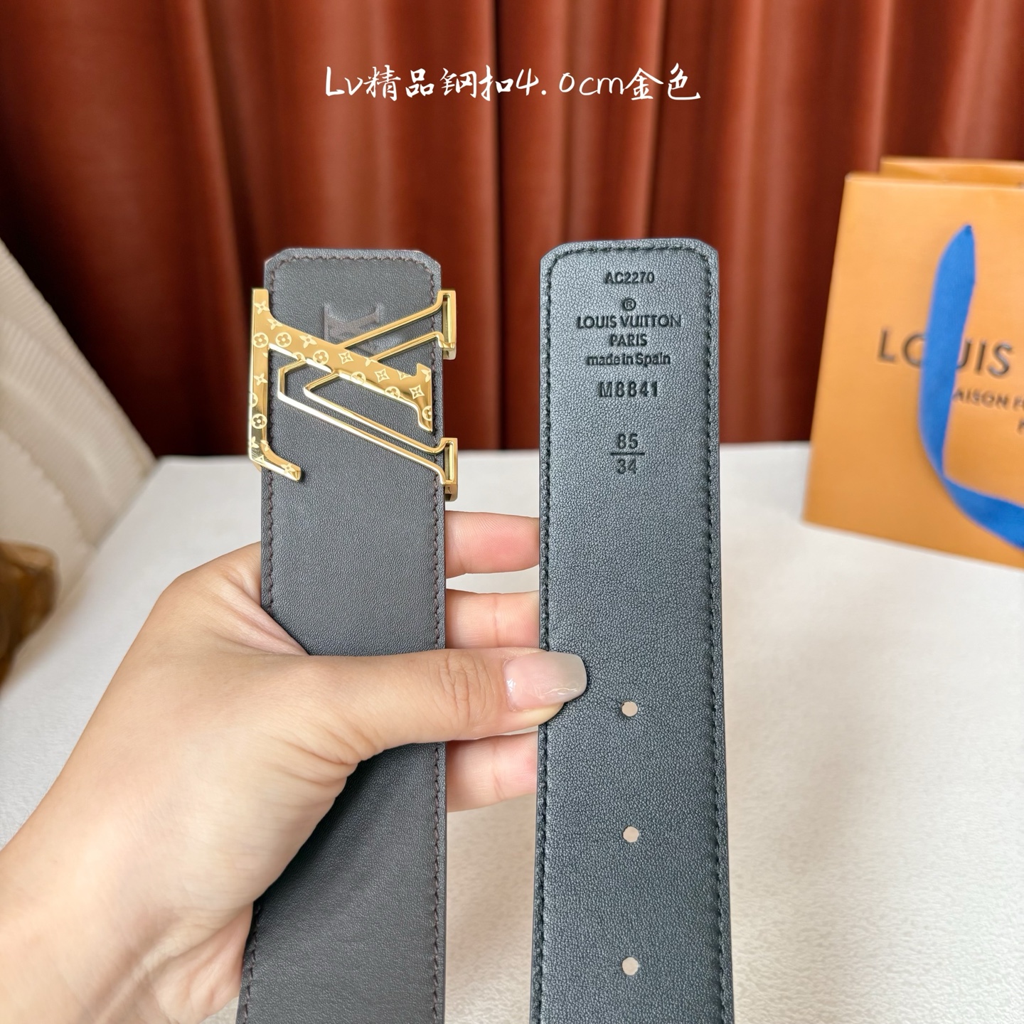 🅿️150【LOUIS VUITTON】：经典原单品质，经典平纹面配原版平纹底，搭配原单精品钢扣，精工制作，细节看图，实物拍摄，高端奢华，宽度4.0cm