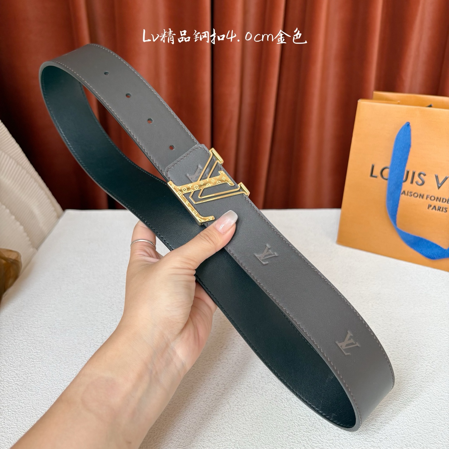 🅿️150【LOUIS VUITTON】：经典原单品质，经典平纹面配原版平纹底，搭配原单精品钢扣，精工制作，细节看图，实物拍摄，高端奢华，宽度4.0cm