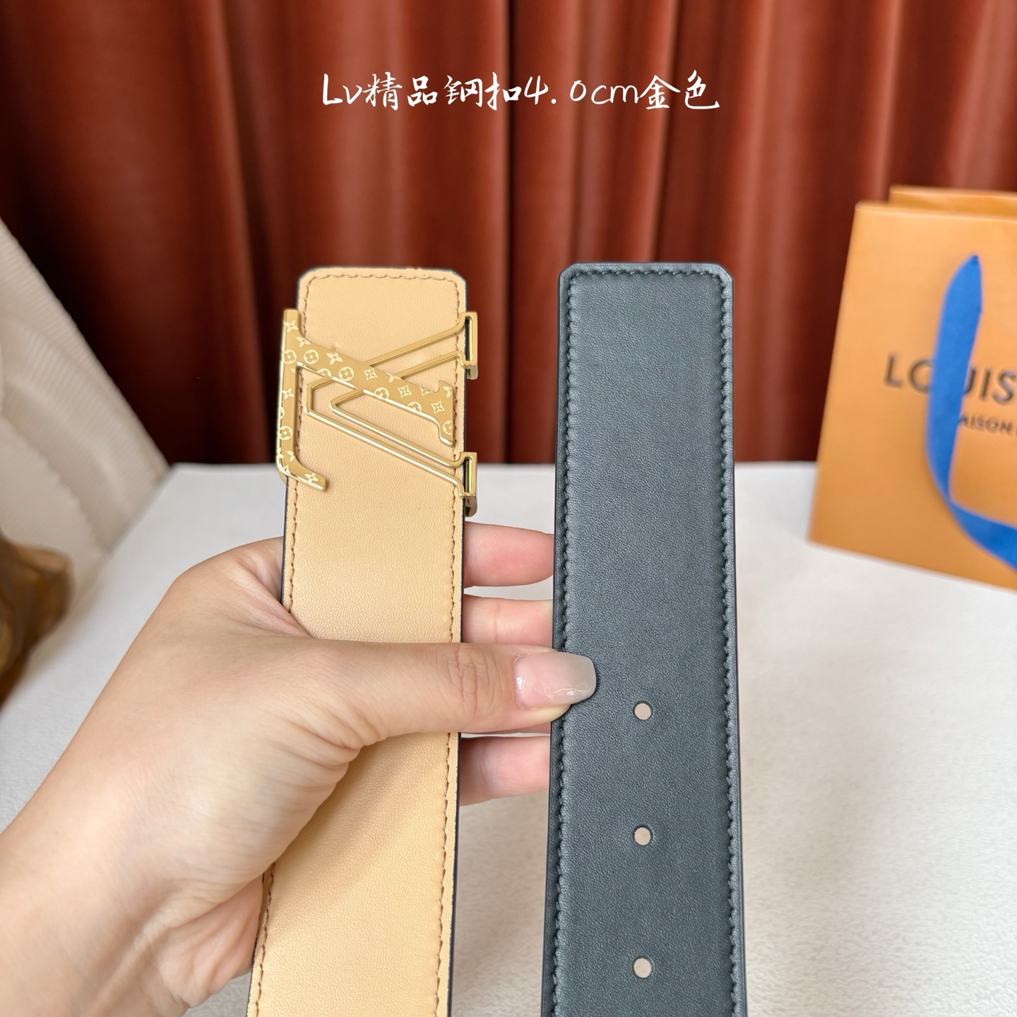 🅿️150【LOUIS VUITTON】：经典原单品质，经典平纹面配原版平纹底，搭配原单精品钢扣，精工制作，细节看图，实物拍摄，高端奢华，宽度4.0cm