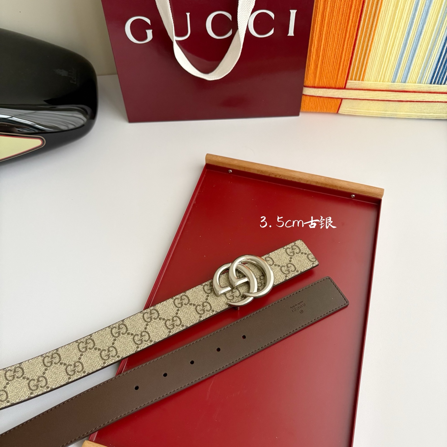 Gucci 经典原单品质，Pvc经典印花搭配原版皮底，原单精品挂扣，精工制作，细节看图，实物拍摄，高端奢