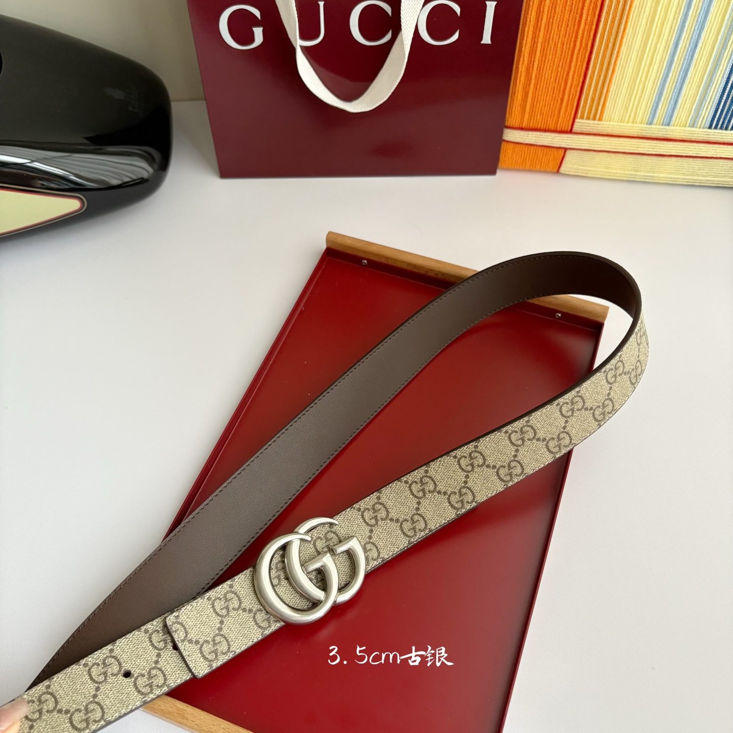 Gucci 经典原单品质，Pvc经典印花搭配原版皮底，原单精品挂扣，精工制作，细节看图，实物拍摄，高端奢