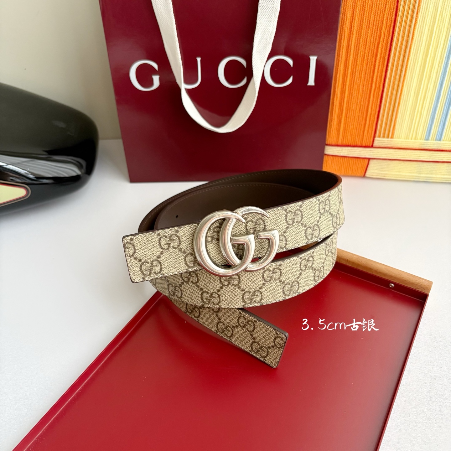 Gucci 经典原单品质，Pvc经典印花搭配原版皮底，原单精品挂扣，精工制作，细节看图，实物拍摄，高端奢