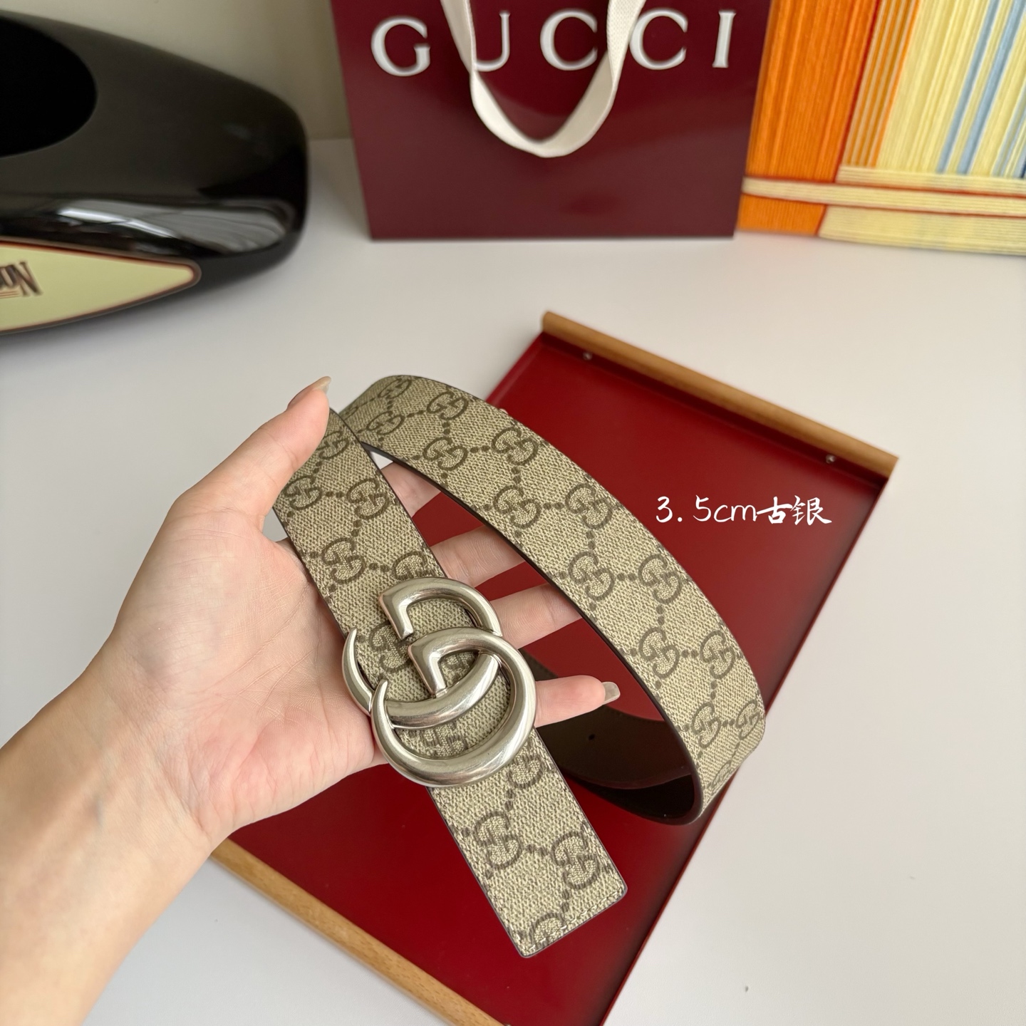 Gucci 经典原单品质，Pvc经典印花搭配原版皮底，原单精品挂扣，精工制作，细节看图，实物拍摄，高端奢