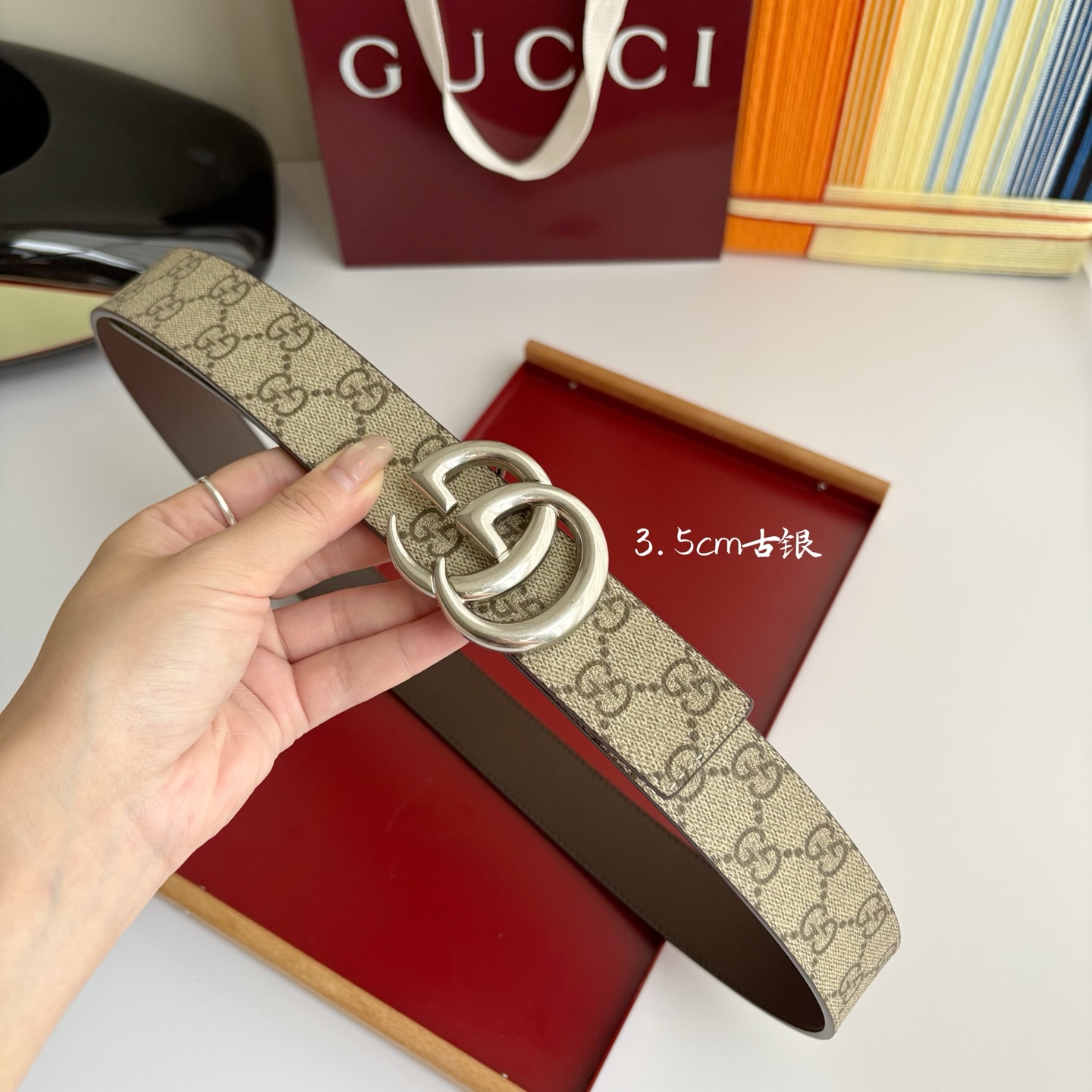 Gucci 经典原单品质，Pvc经典印花搭配原版皮底，原单精品挂扣，精工制作，细节看图，实物拍摄，高端奢