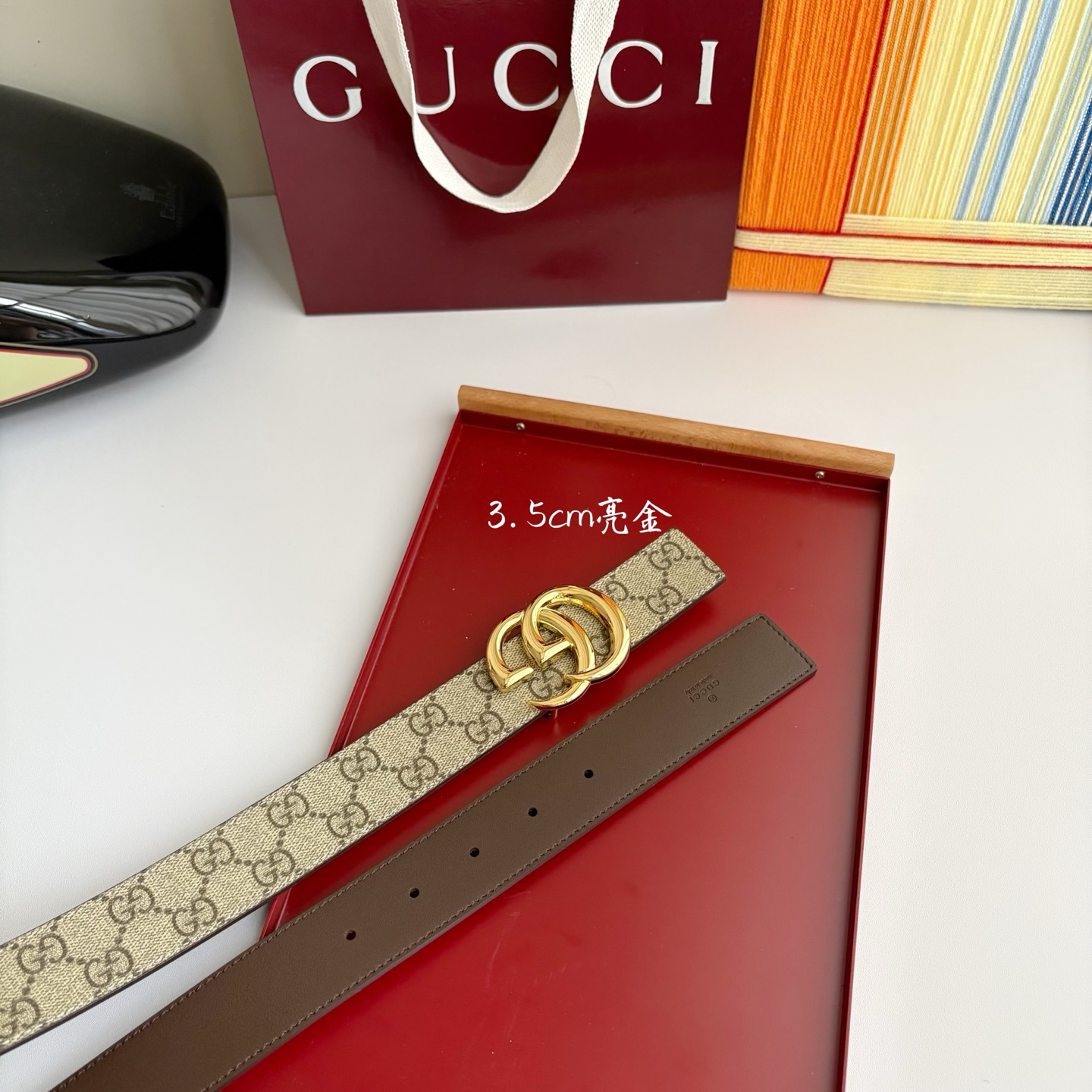 Gucci 经典原单品质，Pvc经典印花搭配原版皮底，原单精品挂扣，精工制作，细节看图，实物拍摄，高端奢