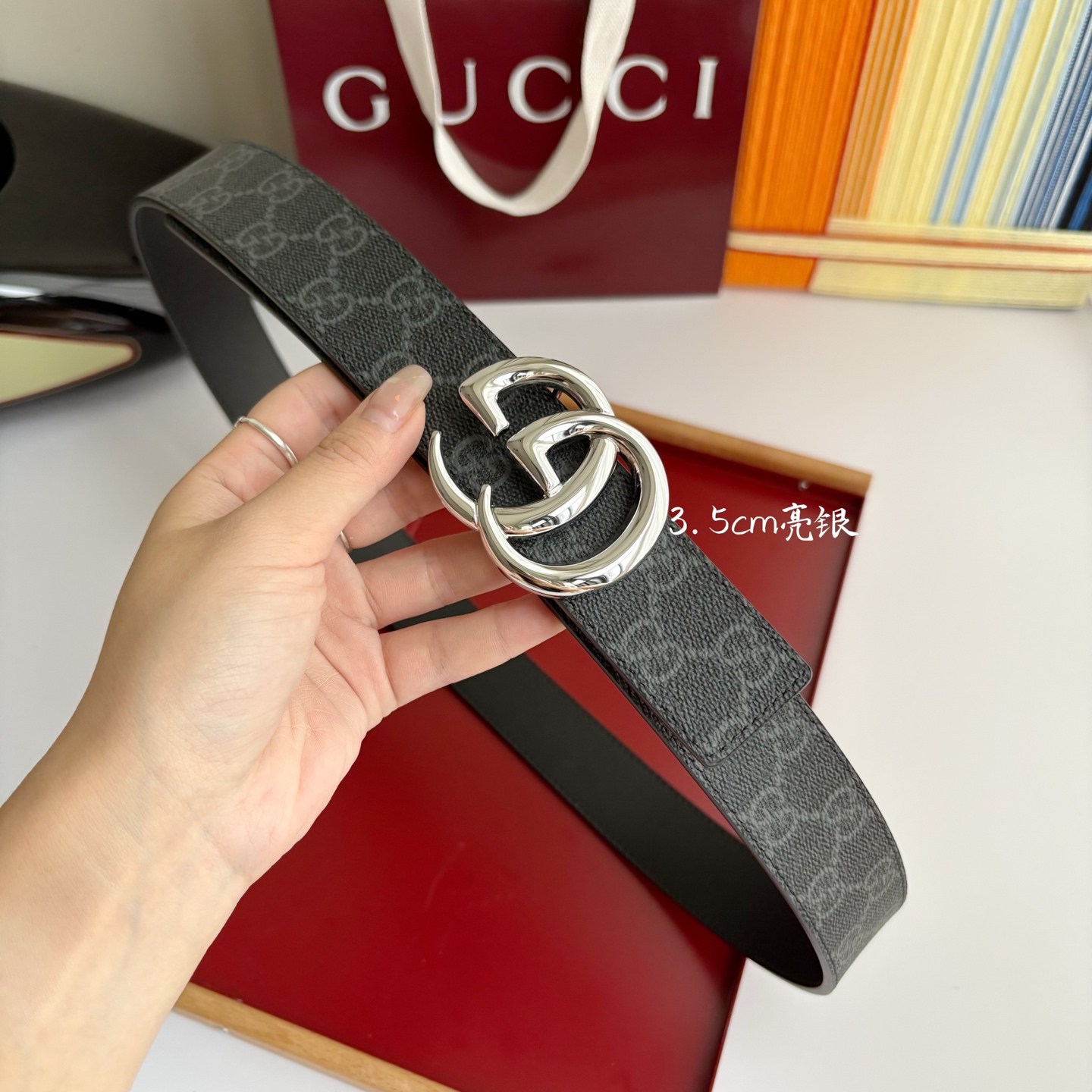 Gucci 经典原单品质，Pvc经典印花搭配原版皮底，原单精品挂扣，精工制作，细节看图，实物拍摄，高端奢