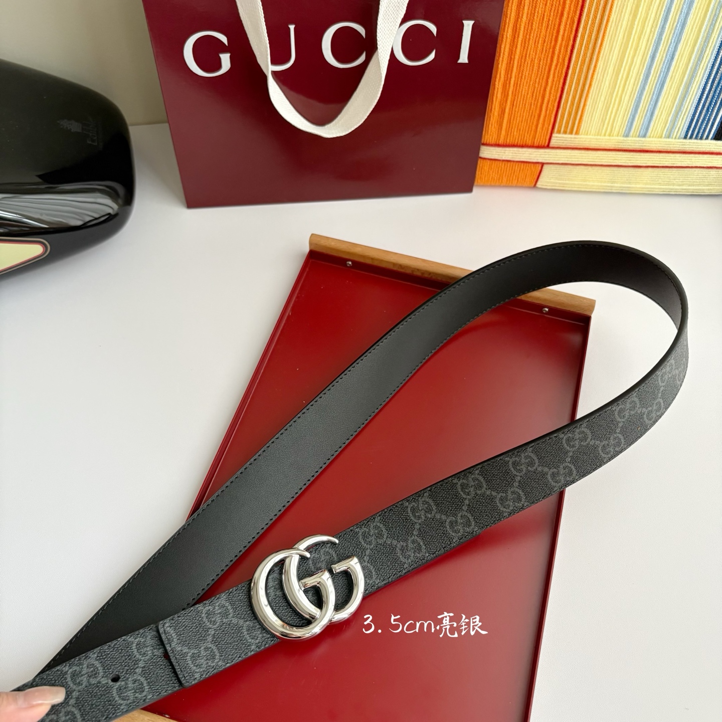 Gucci 经典原单品质，Pvc经典印花搭配原版皮底，原单精品挂扣，精工制作，细节看图，实物拍摄，高端奢