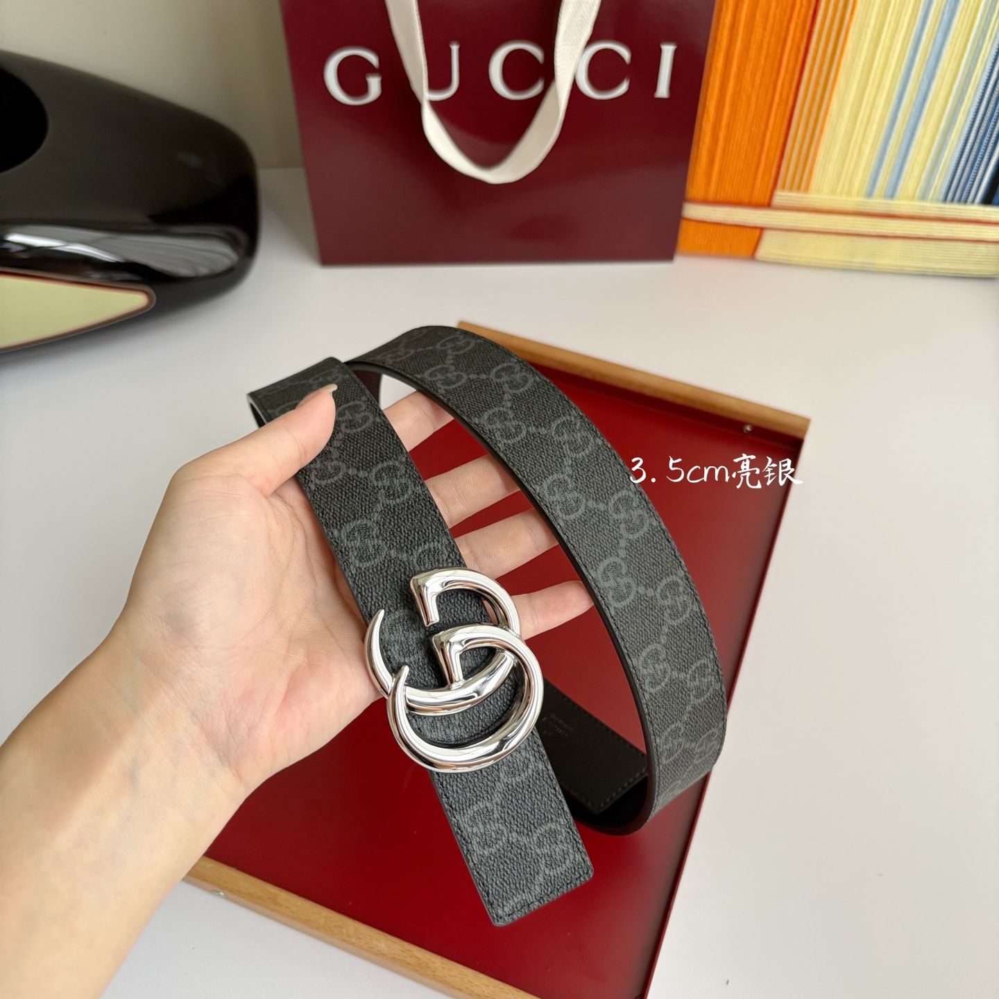 Gucci 经典原单品质，Pvc经典印花搭配原版皮底，原单精品挂扣，精工制作，细节看图，实物拍摄，高端奢