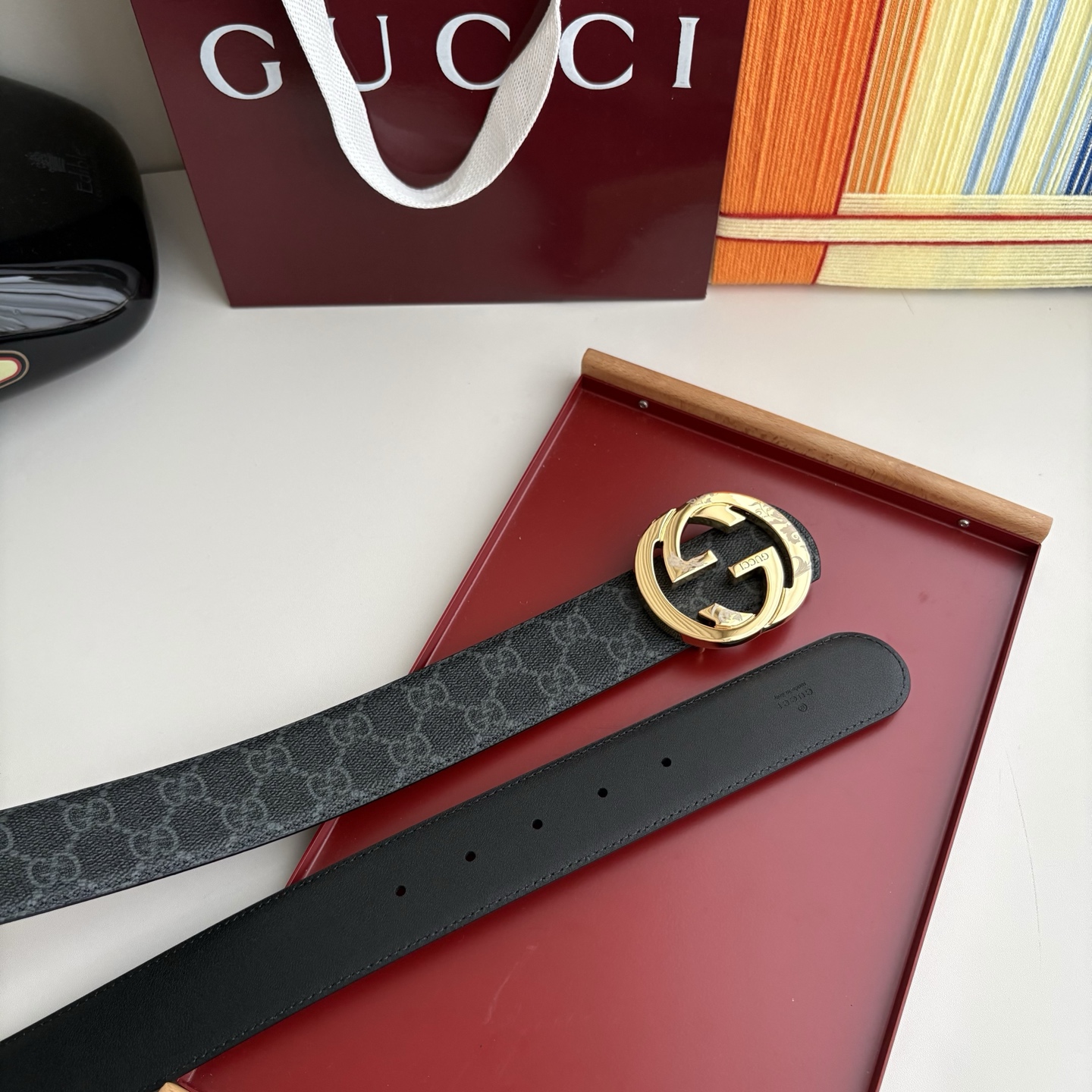 Gucci 经典原单品质，Pvc印花配原版皮底，原单精品挂扣，精工制作，细节看图，实物拍摄，高端奢华，宽