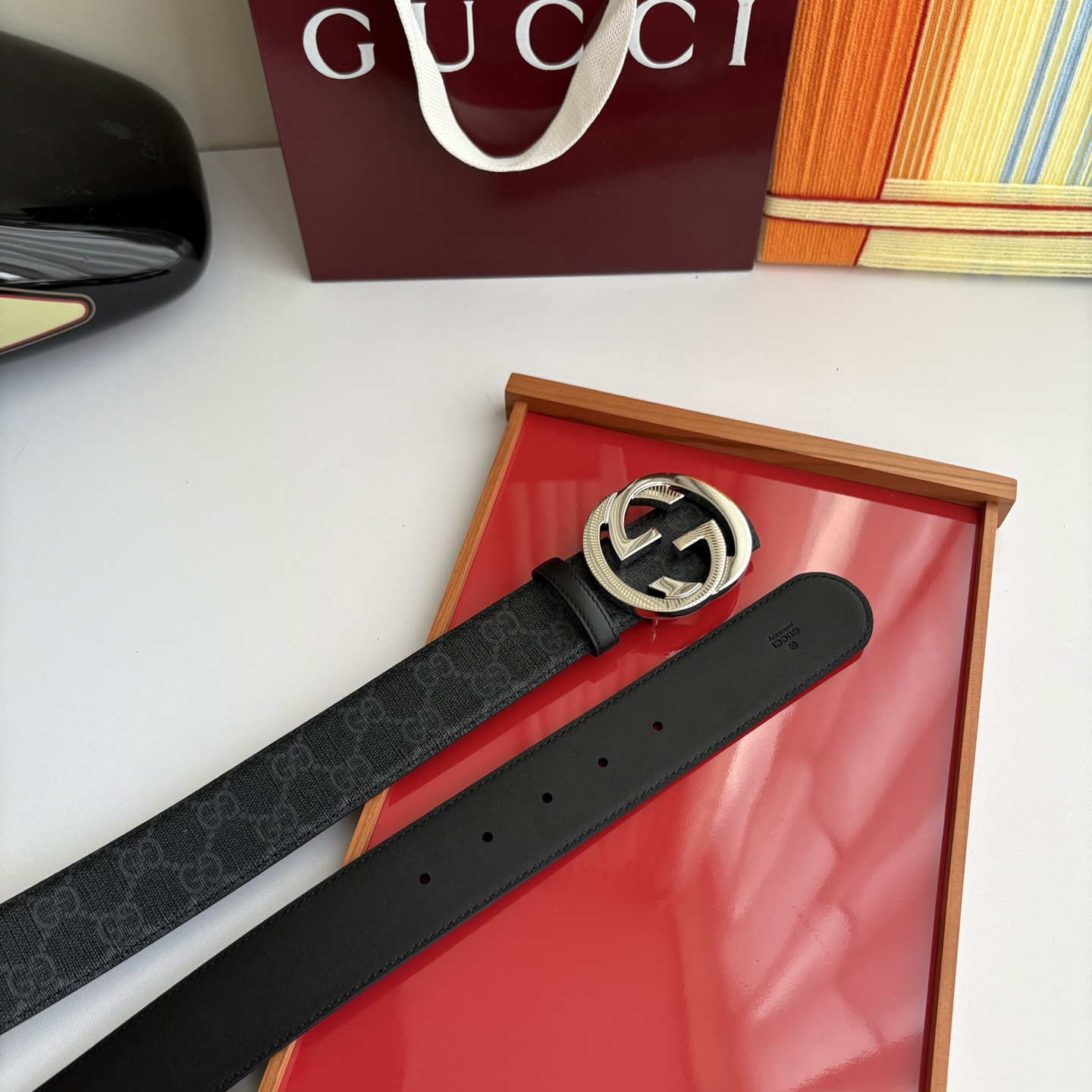 Gucci 经典原单品质，Pvc印花配原版皮底，原单精品挂扣，精工制作，细节看图，实物拍摄，高端奢华，宽