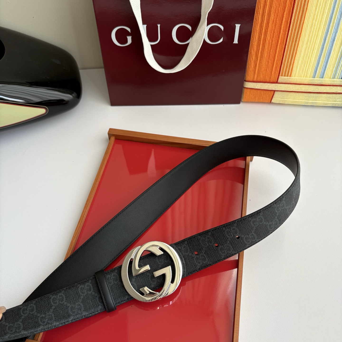 Gucci 经典原单品质，Pvc印花配原版皮底，原单精品挂扣，精工制作，细节看图，实物拍摄，高端奢华，宽