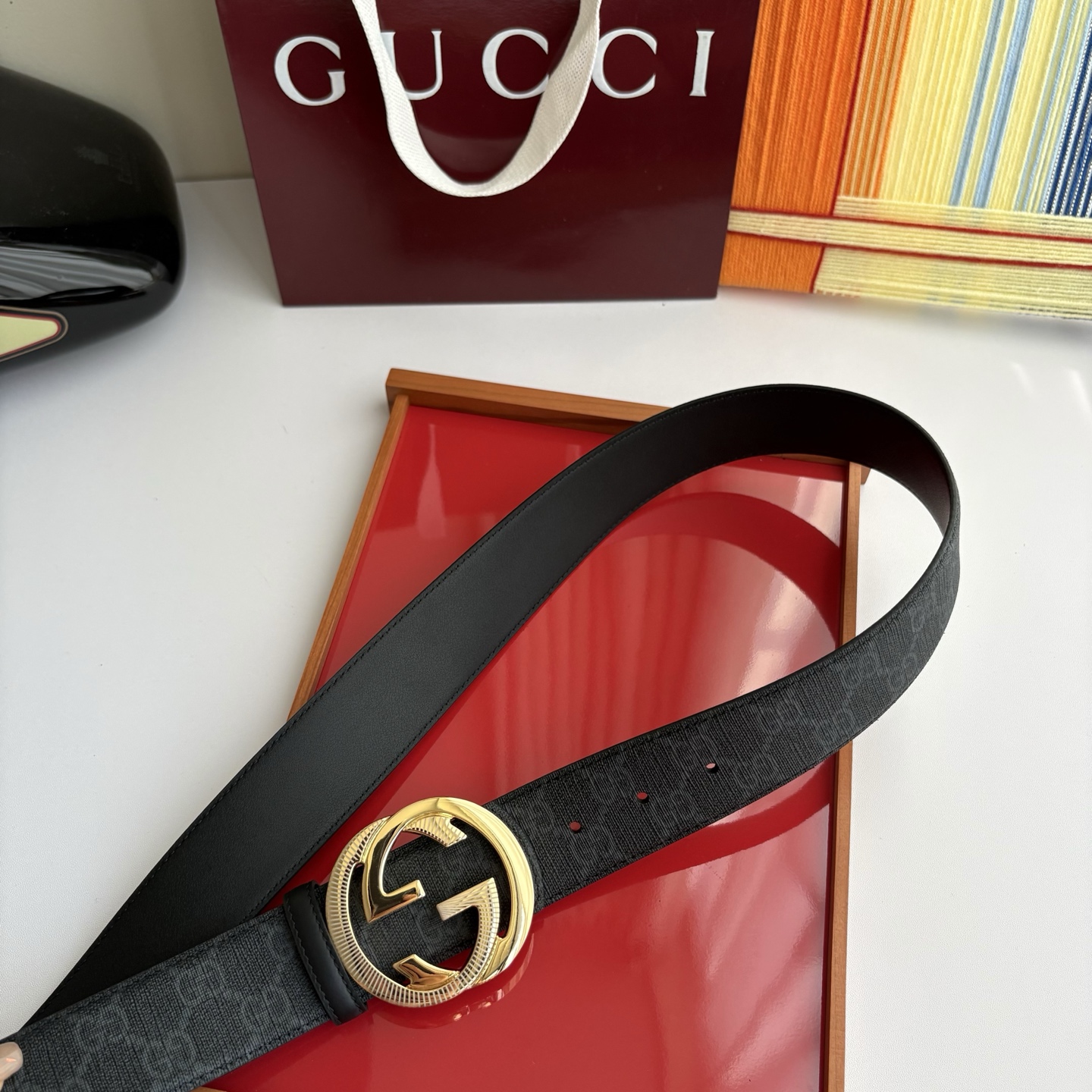 Gucci 经典原单品质，Pvc印花配原版皮底，原单精品挂扣，精工制作，细节看图，实物拍摄，高端奢华，宽