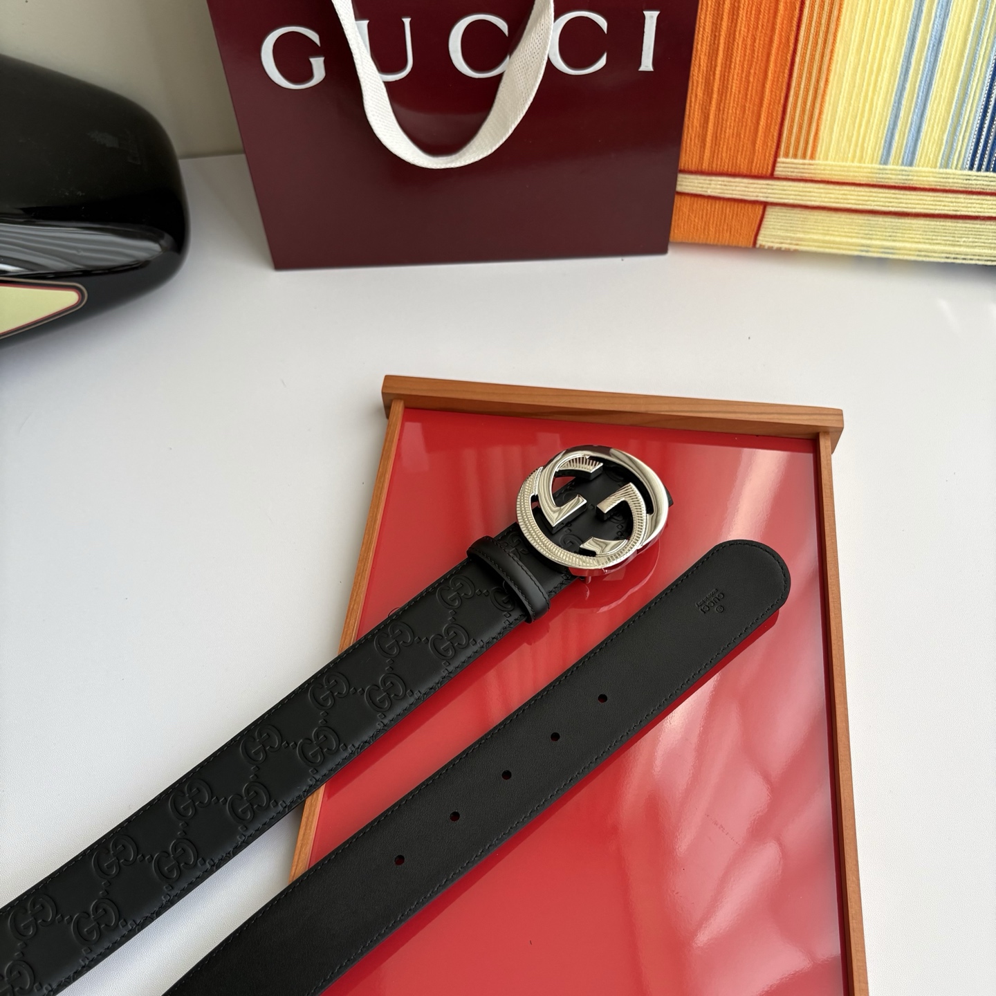 Gucci 经典原单品质，Pvc压花配原版皮底，原单精品挂扣，精工制作，细节看图，实物拍摄，高端奢华，宽