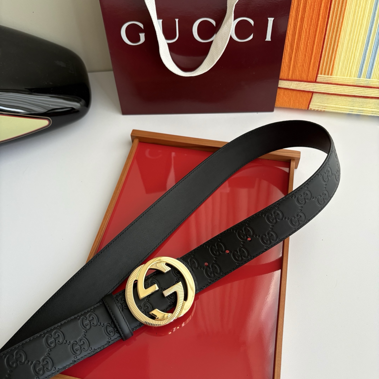 Gucci 经典原单品质，Pvc压花配原版皮底，原单精品挂扣，精工制作，细节看图，实物拍摄，高端奢华，宽