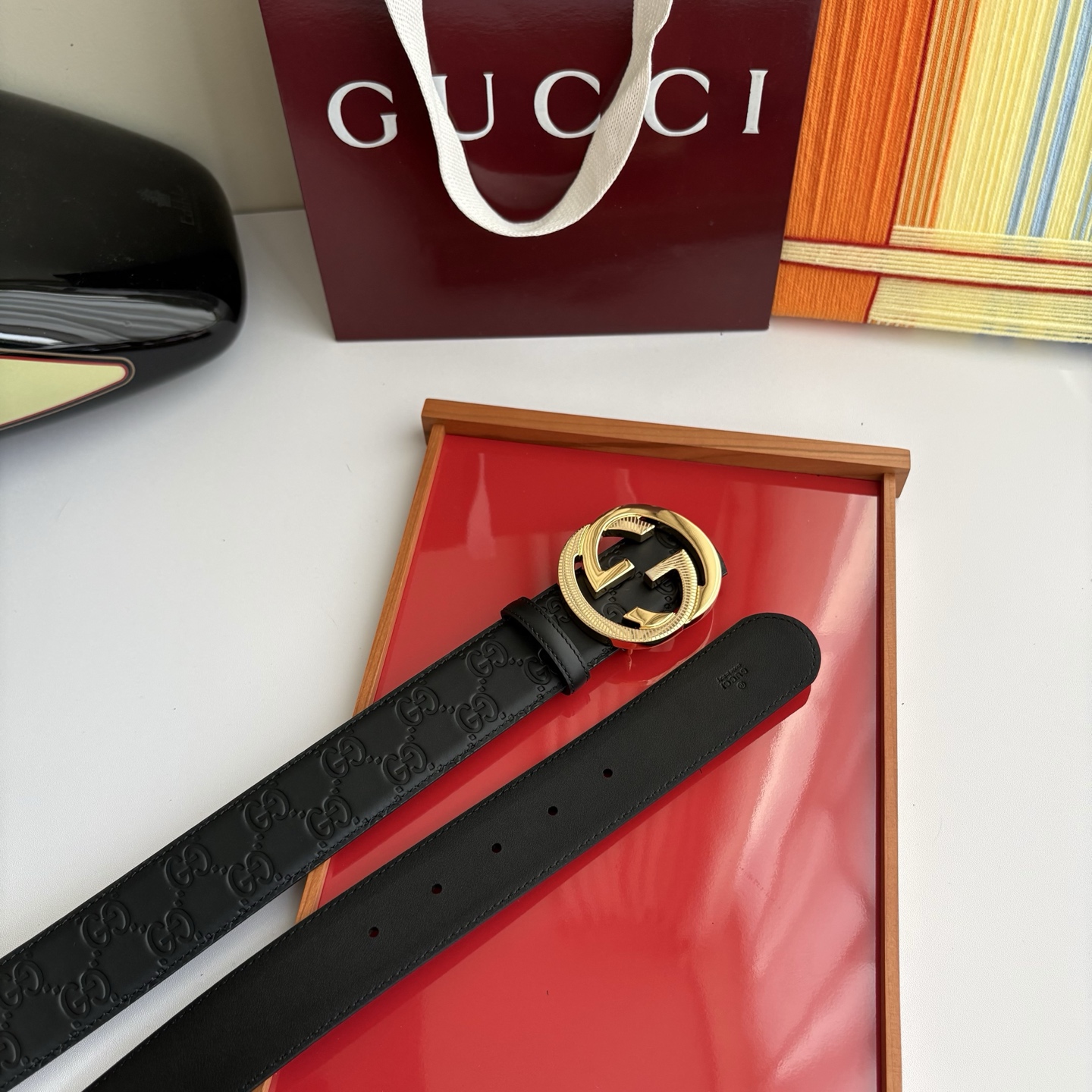 Gucci 经典原单品质，Pvc压花配原版皮底，原单精品挂扣，精工制作，细节看图，实物拍摄，高端奢华，宽