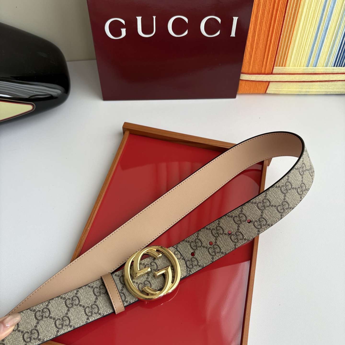 Gucci 经典原单品质，Pvc印花搭配原版平纹底，纯铜挂扣，精工制作，细节看图，实物拍摄，高端奢华，宽