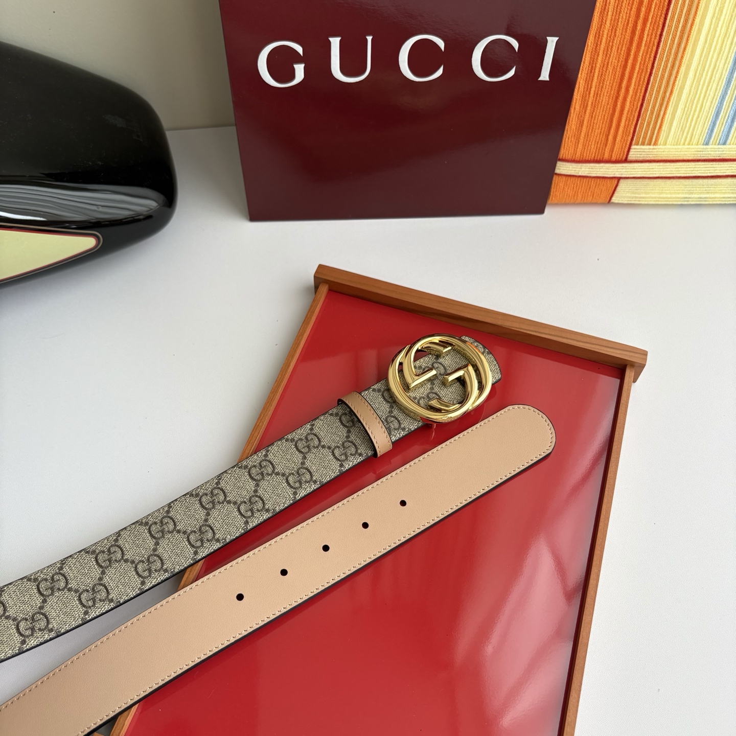 Gucci 经典原单品质，Pvc印花搭配原版平纹底，纯铜挂扣，精工制作，细节看图，实物拍摄，高端奢华，宽