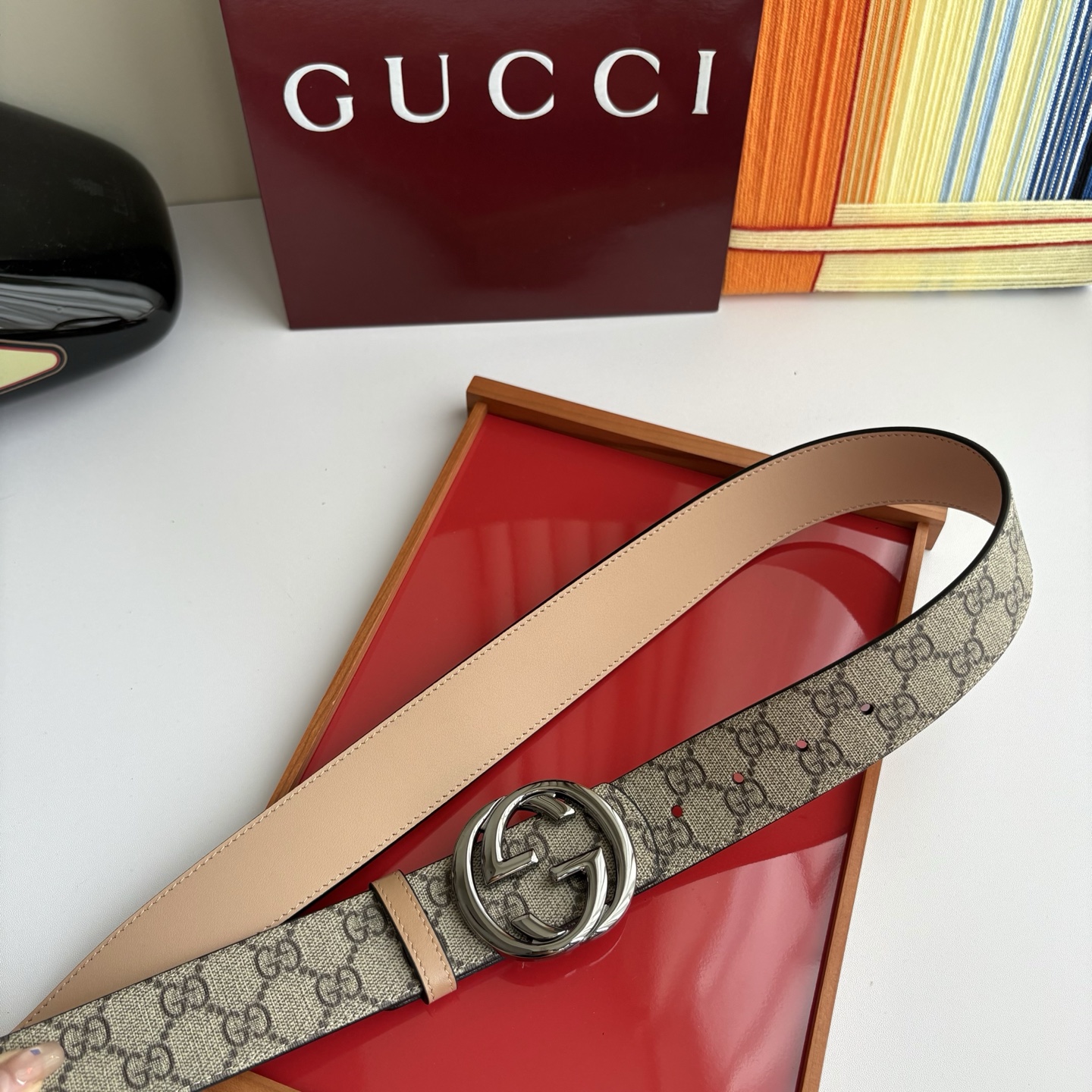 Gucci 经典原单品质，Pvc印花搭配原版平纹底，纯铜挂扣，精工制作，细节看图，实物拍摄，高端奢华，宽