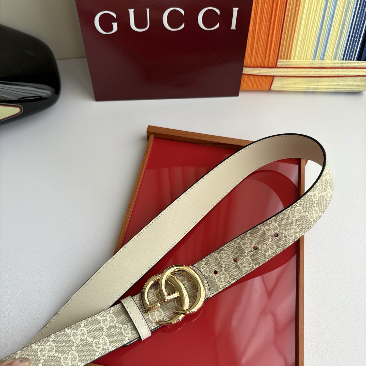 Gucci 经典原单品质，Pvc印花搭配原版平纹底，纯铜挂扣，精工制作，细节看图，实物拍摄，高端奢华，宽