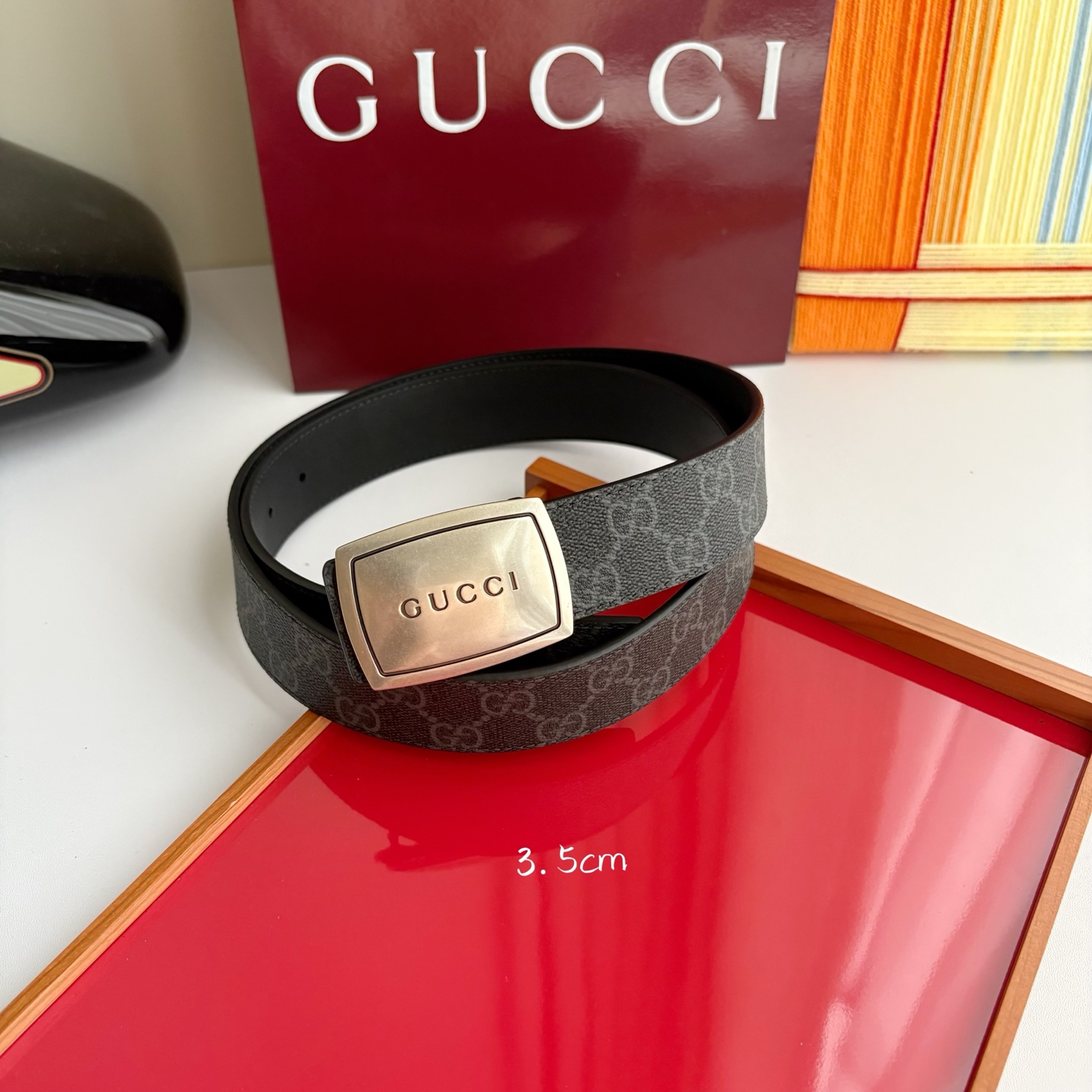 Gucci 经典原单品质，Pvc印花搭配原版平纹底，纯铜挂扣，精工制作，细节看图，实物拍摄，高端奢华，宽