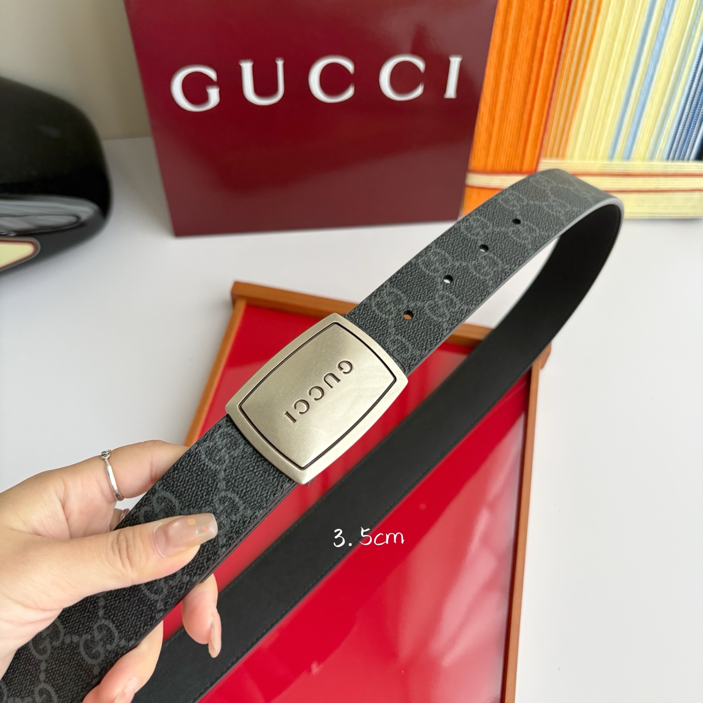 Gucci 经典原单品质，Pvc印花搭配原版平纹底，纯铜挂扣，精工制作，细节看图，实物拍摄，高端奢华，宽