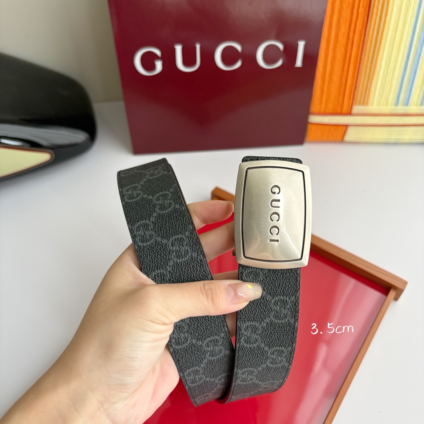 Gucci 经典原单品质，Pvc印花搭配原版平纹底，纯铜挂扣，精工制作，细节看图，实物拍摄，高端奢华，宽