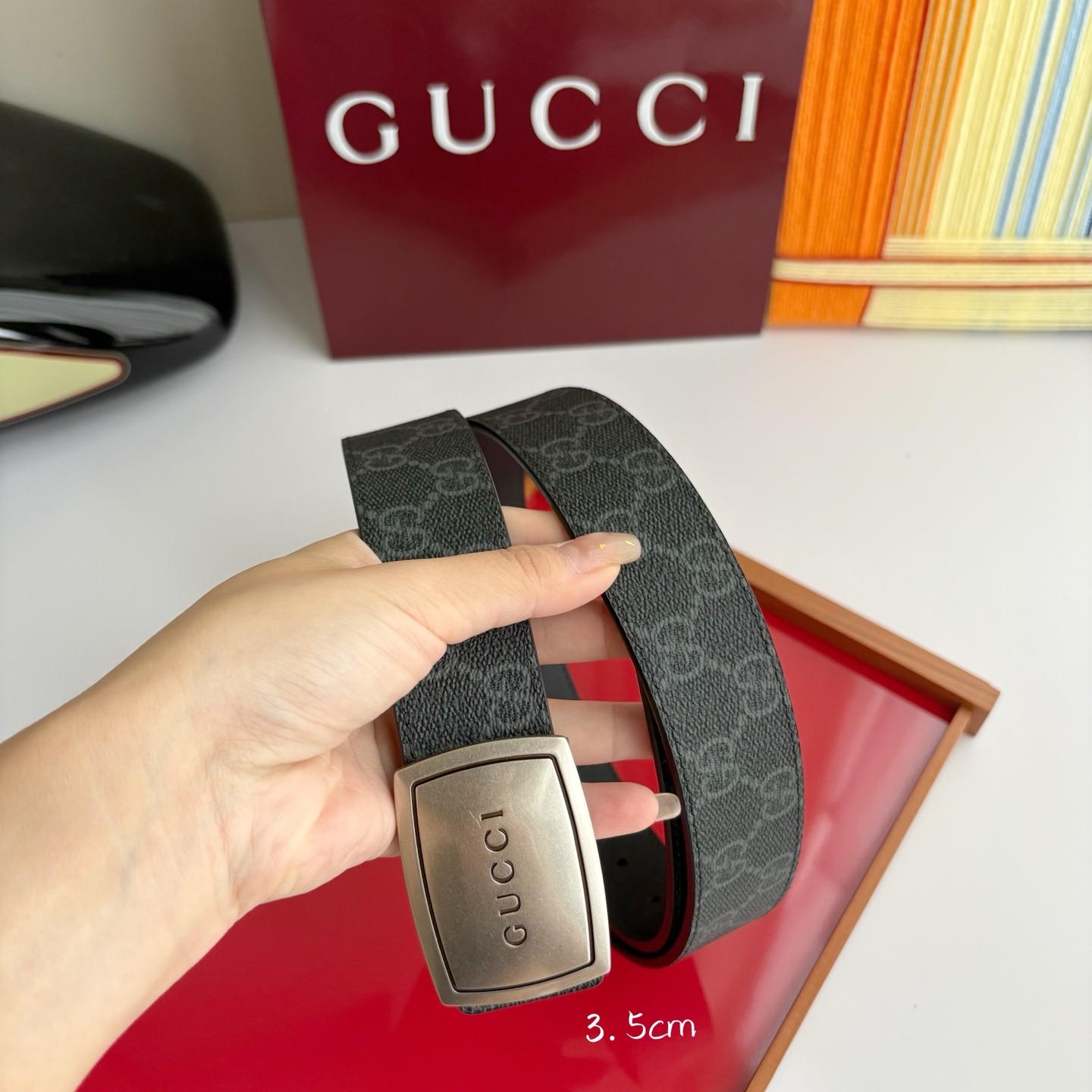 Gucci 经典原单品质，Pvc印花搭配原版平纹底，纯铜挂扣，精工制作，细节看图，实物拍摄，高端奢华，宽