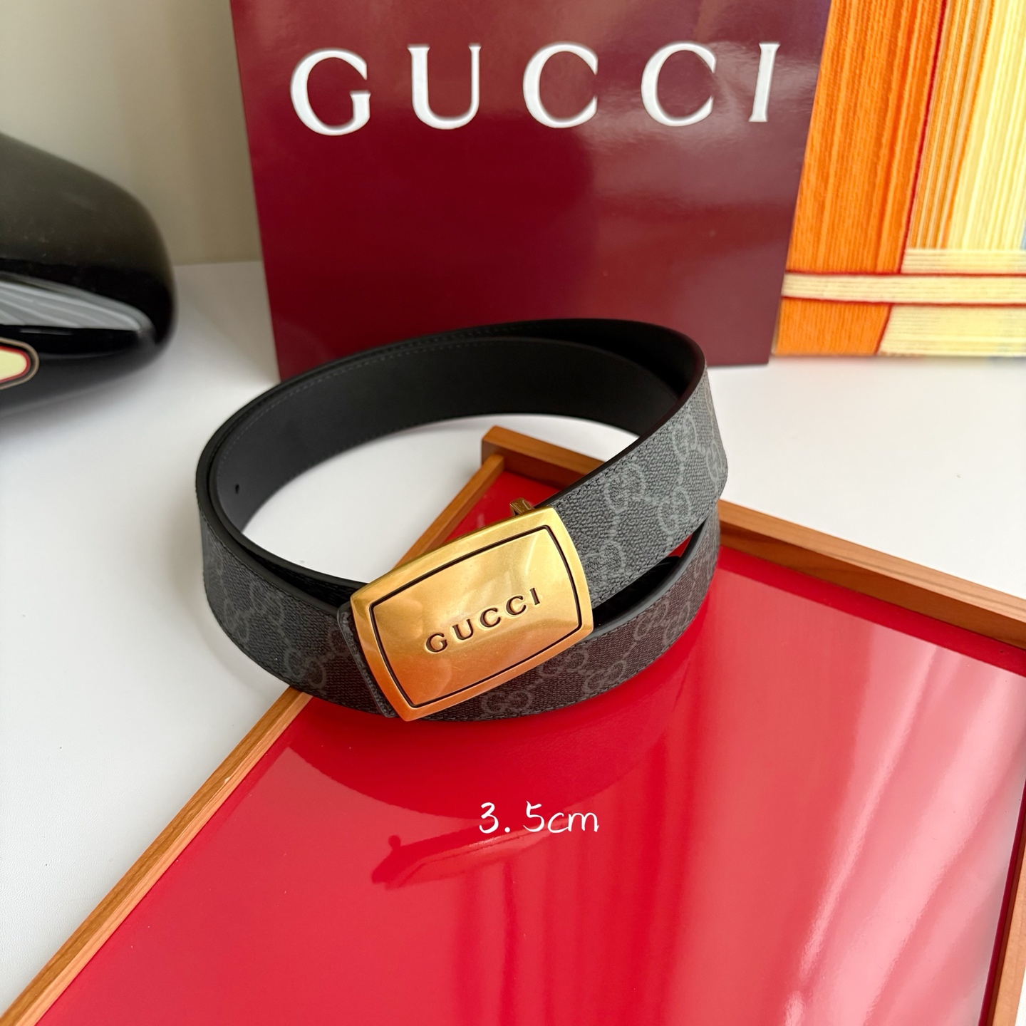 Gucci 经典原单品质，Pvc印花搭配原版平纹底，纯铜挂扣，精工制作，细节看图，实物拍摄，高端奢华，宽