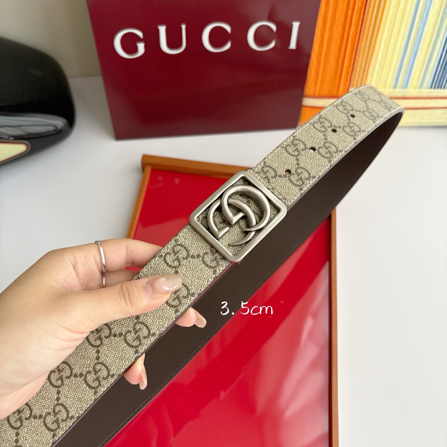 Gucci 经典原单品质，Pvc印花搭配原版平纹底，纯铜挂扣，精工制作，细节看图，实物拍摄，高端奢华，宽