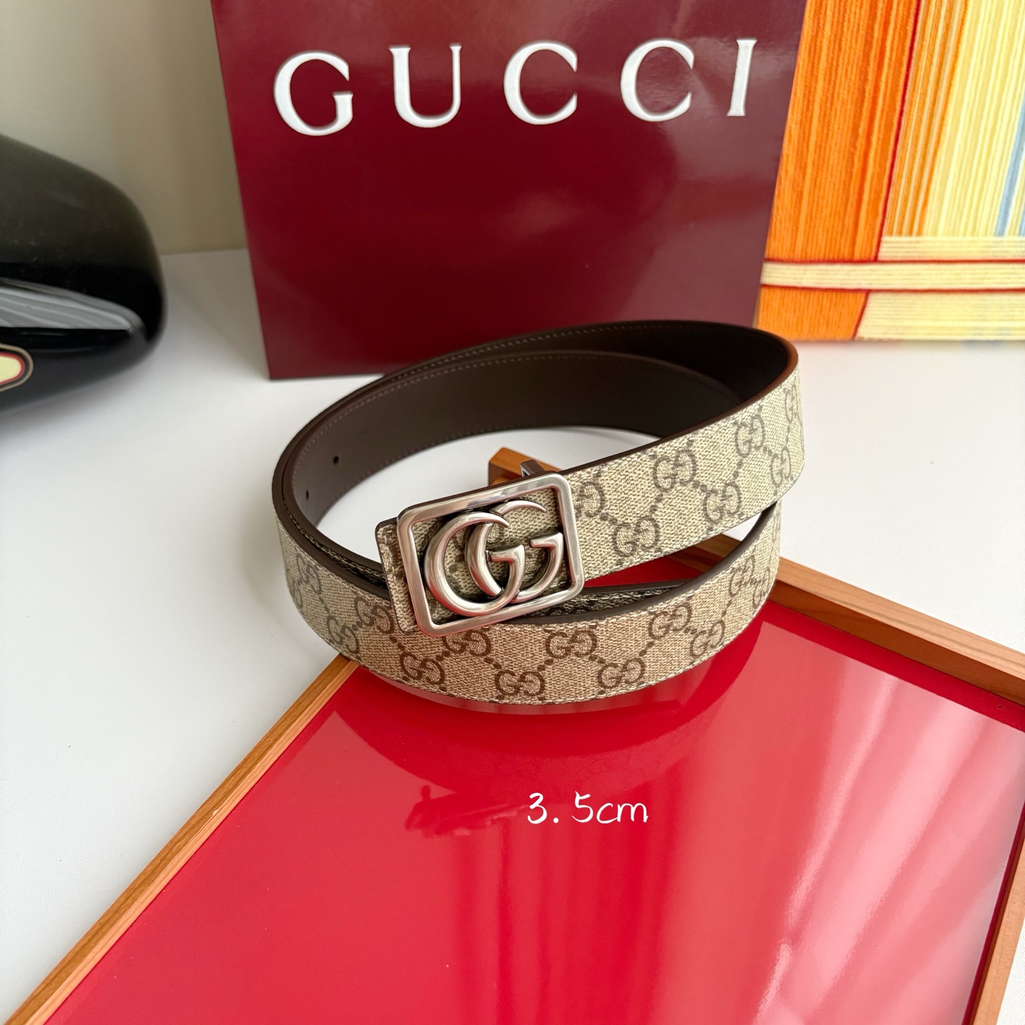 Gucci 经典原单品质，Pvc印花搭配原版平纹底，纯铜挂扣，精工制作，细节看图，实物拍摄，高端奢华，宽