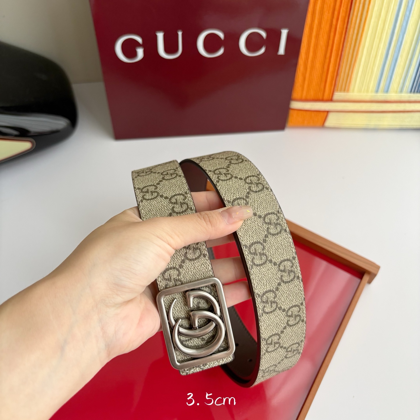 Gucci 经典原单品质，Pvc印花搭配原版平纹底，纯铜挂扣，精工制作，细节看图，实物拍摄，高端奢华，宽