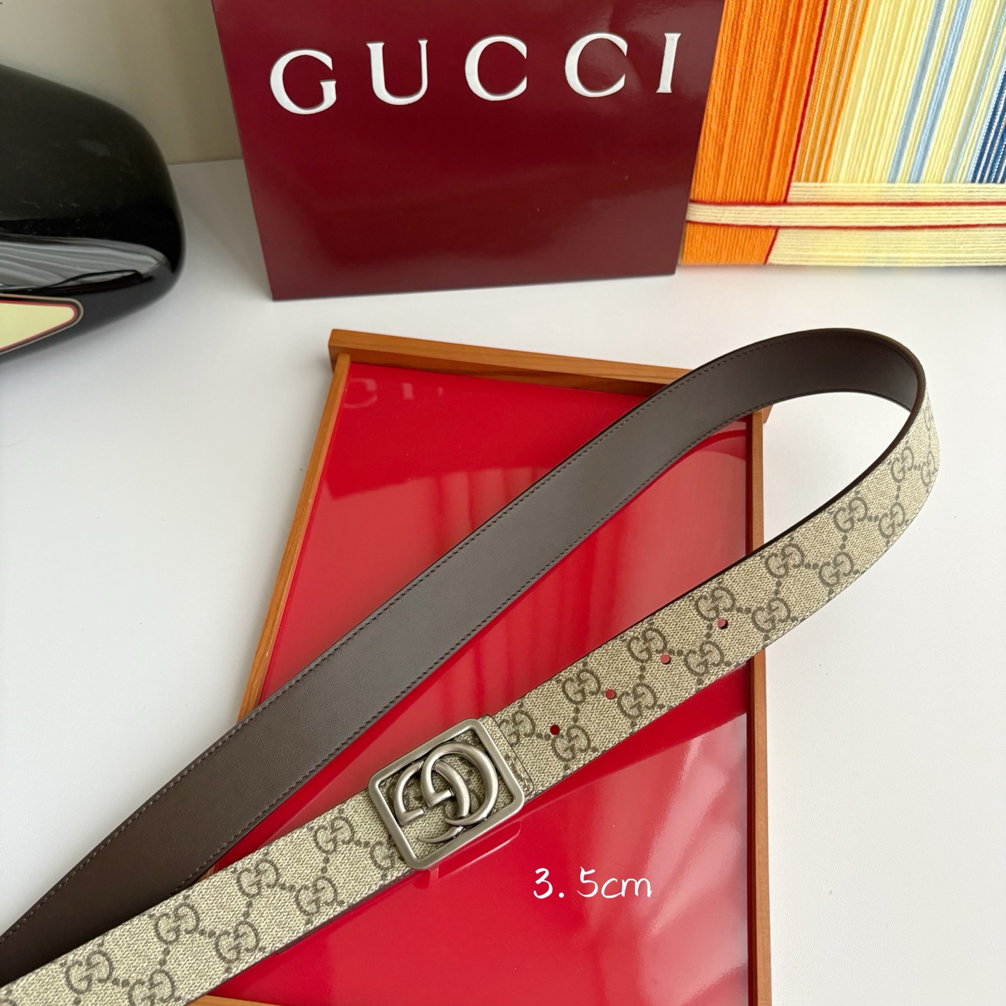 Gucci 经典原单品质，Pvc印花搭配原版平纹底，纯铜挂扣，精工制作，细节看图，实物拍摄，高端奢华，宽