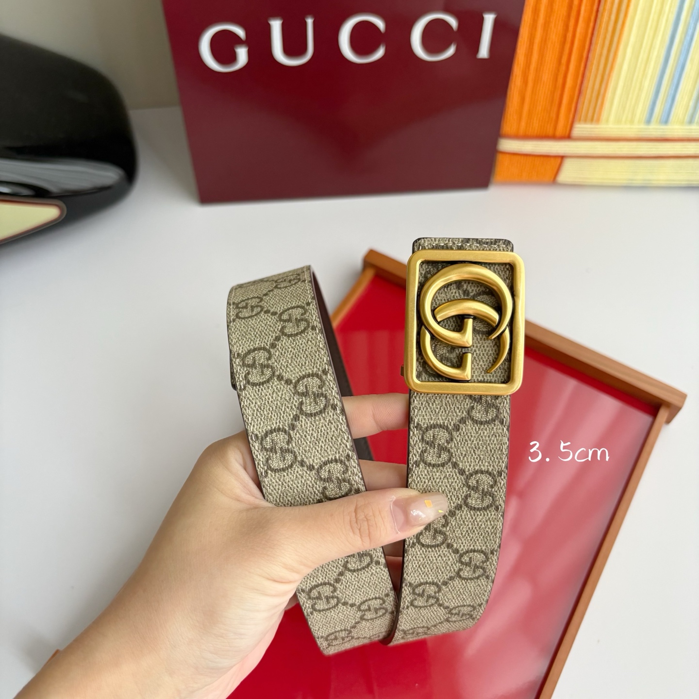 Gucci 经典原单品质，Pvc印花搭配原版平纹底，纯铜挂扣，精工制作，细节看图，实物拍摄，高端奢华，宽