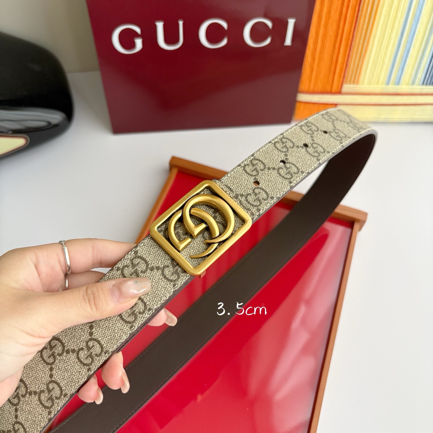 Gucci 经典原单品质，Pvc印花搭配原版平纹底，纯铜挂扣，精工制作，细节看图，实物拍摄，高端奢华，宽