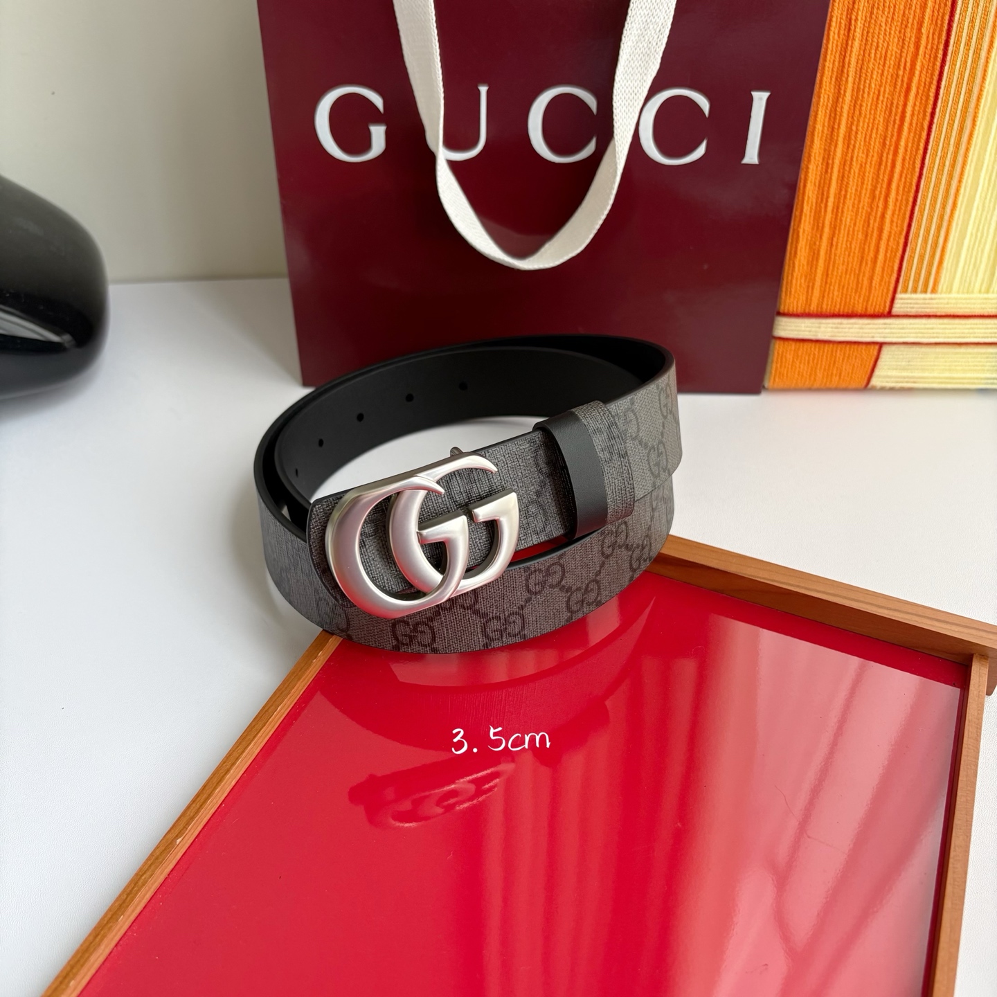 Gucci 经典原单品质，新款灰色Pvc印花搭配原版平纹底，精品挂扣，精工制作，细节看图，实物拍摄，高端