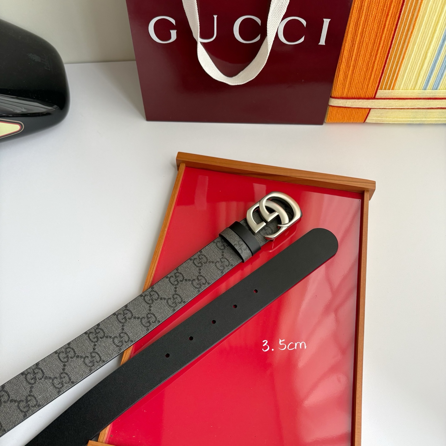 Gucci 经典原单品质，新款灰色Pvc印花搭配原版平纹底，精品挂扣，精工制作，细节看图，实物拍摄，高端