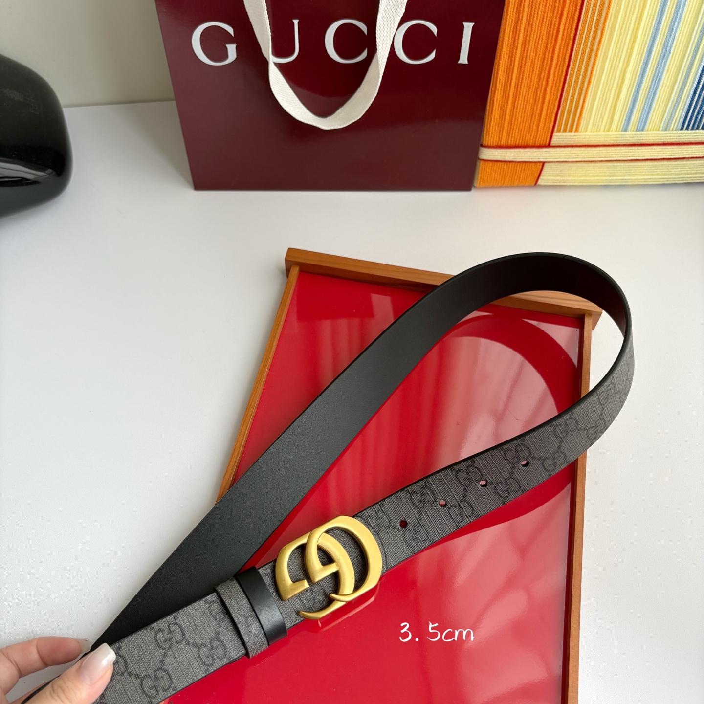 Gucci 经典原单品质，新款灰色Pvc印花搭配原版平纹底，精品挂扣，精工制作，细节看图，实物拍摄，高端