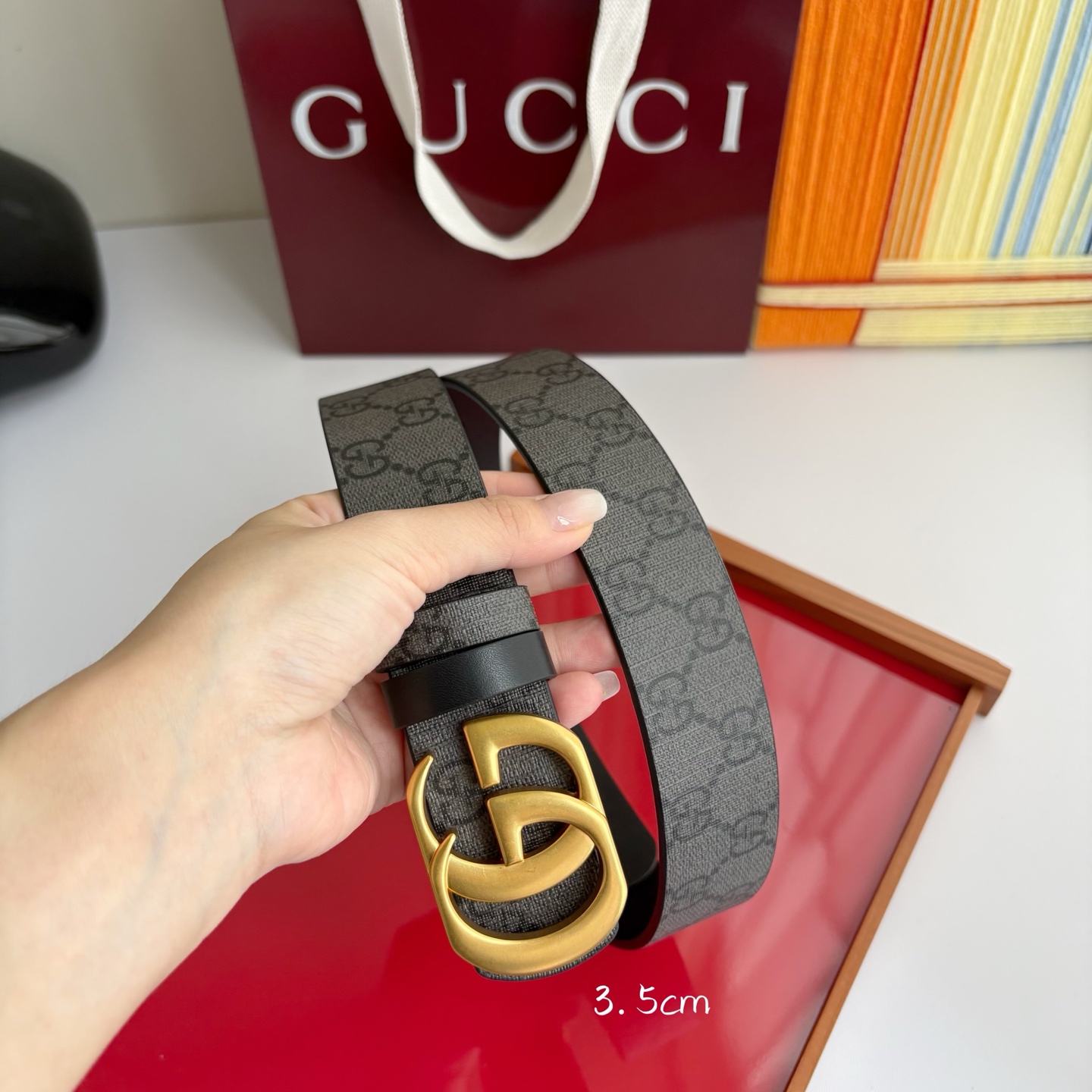 Gucci 经典原单品质，新款灰色Pvc印花搭配原版平纹底，精品挂扣，精工制作，细节看图，实物拍摄，高端